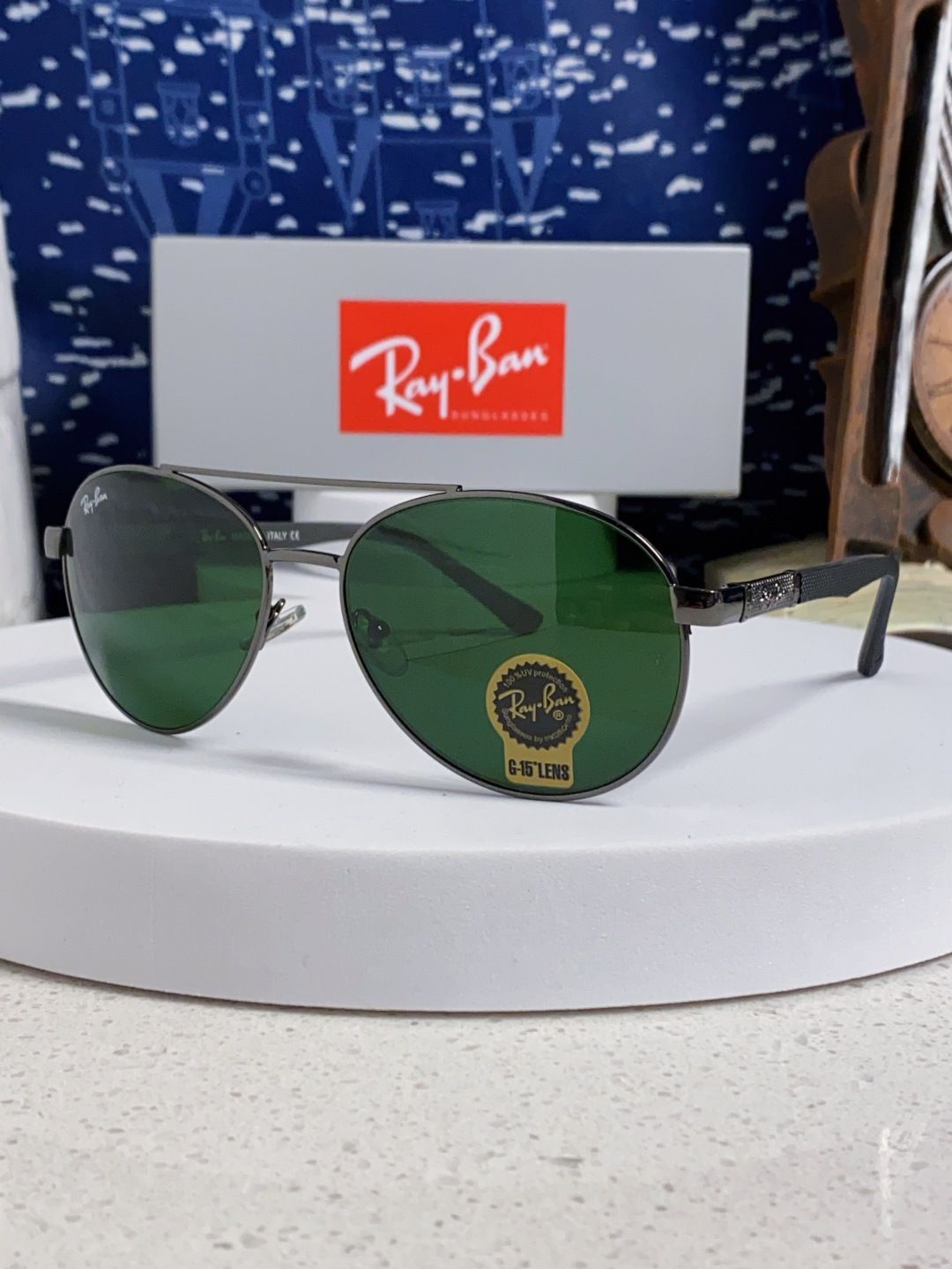 RayBan雷朋 2025新款钢化玻璃镜片太阳镜男士司机驾驶开车钓鱼眼镜女墨镜男女通用 RB4820