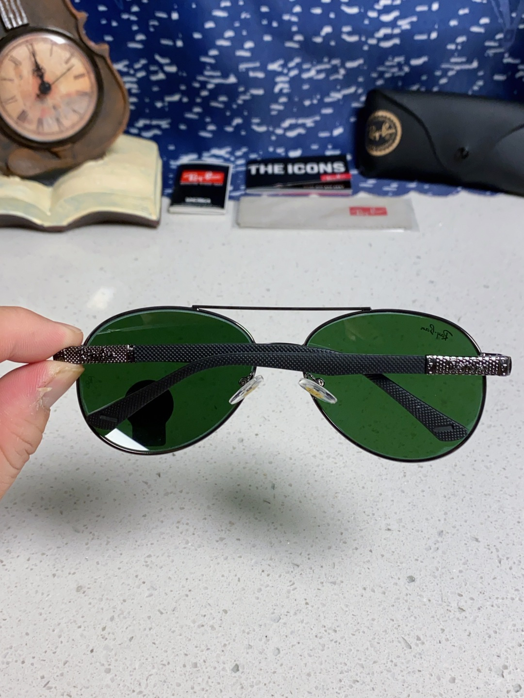 RayBan雷朋 2025新款钢化玻璃镜片太阳镜男士司机驾驶开车钓鱼眼镜女墨镜男女通用 RB4820