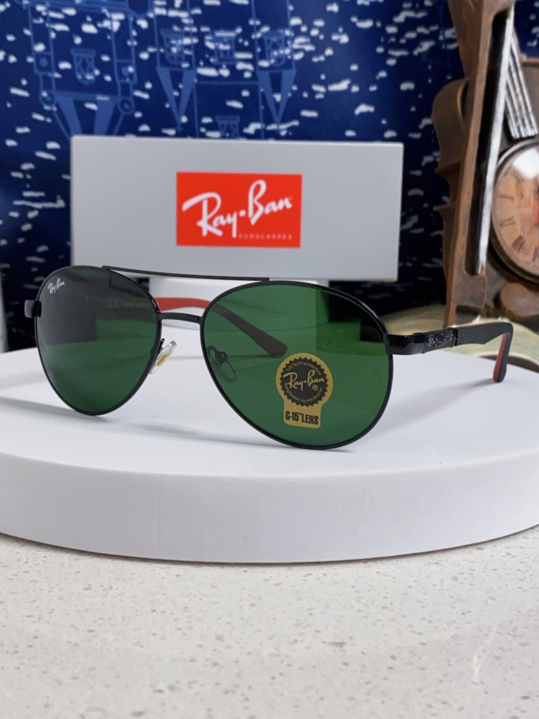RayBan雷朋 2025新款钢化玻璃镜片太阳镜男士司机驾驶开车钓鱼眼镜女墨镜男女通用 RB4820