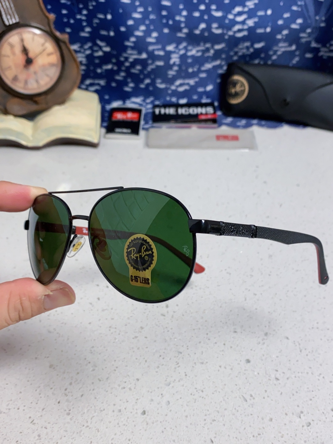 RayBan雷朋 2025新款钢化玻璃镜片太阳镜男士司机驾驶开车钓鱼眼镜女墨镜男女通用 RB4820