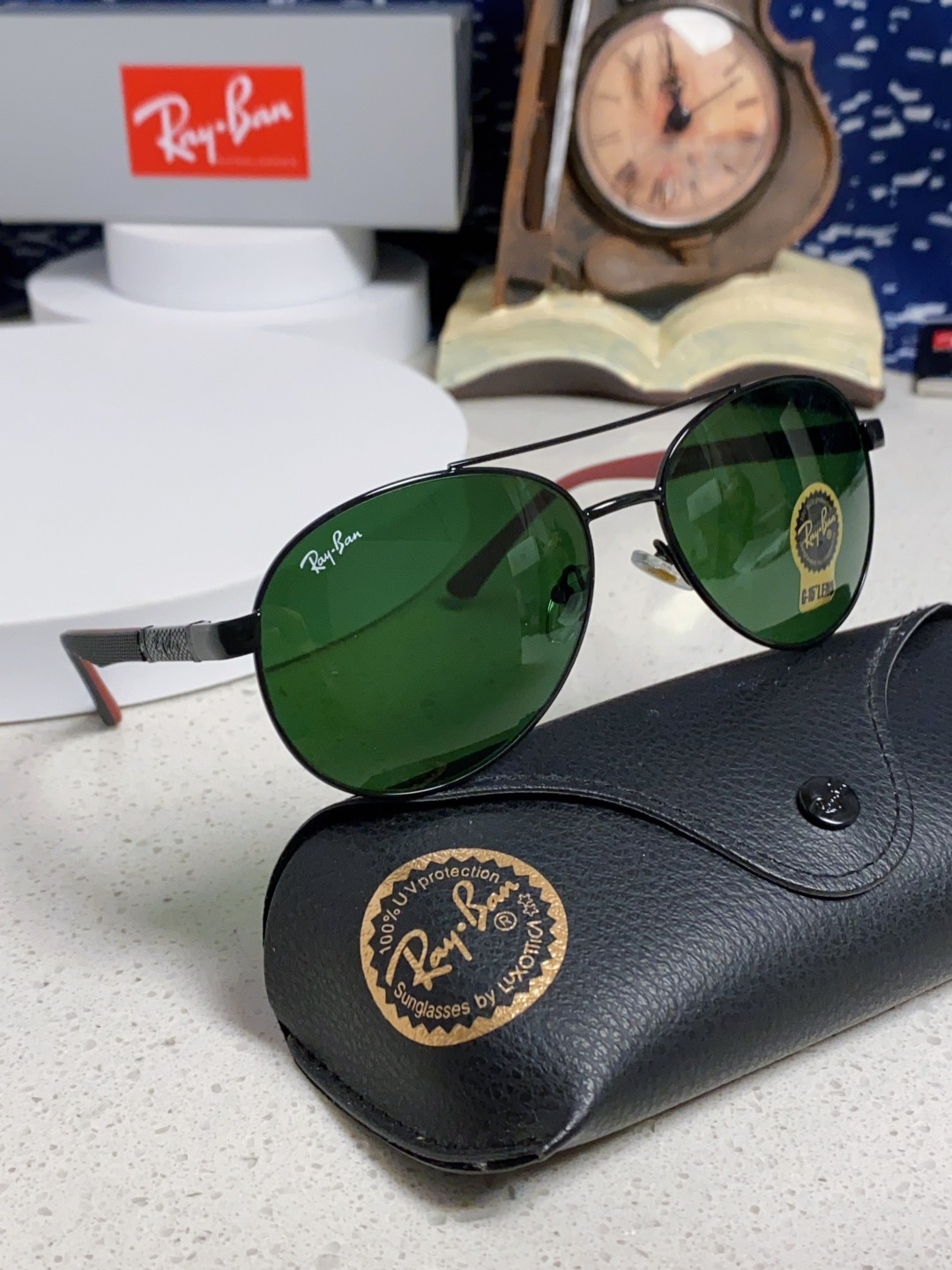 RayBan雷朋 2025新款钢化玻璃镜片太阳镜男士司机驾驶开车钓鱼眼镜女墨镜男女通用 RB4820