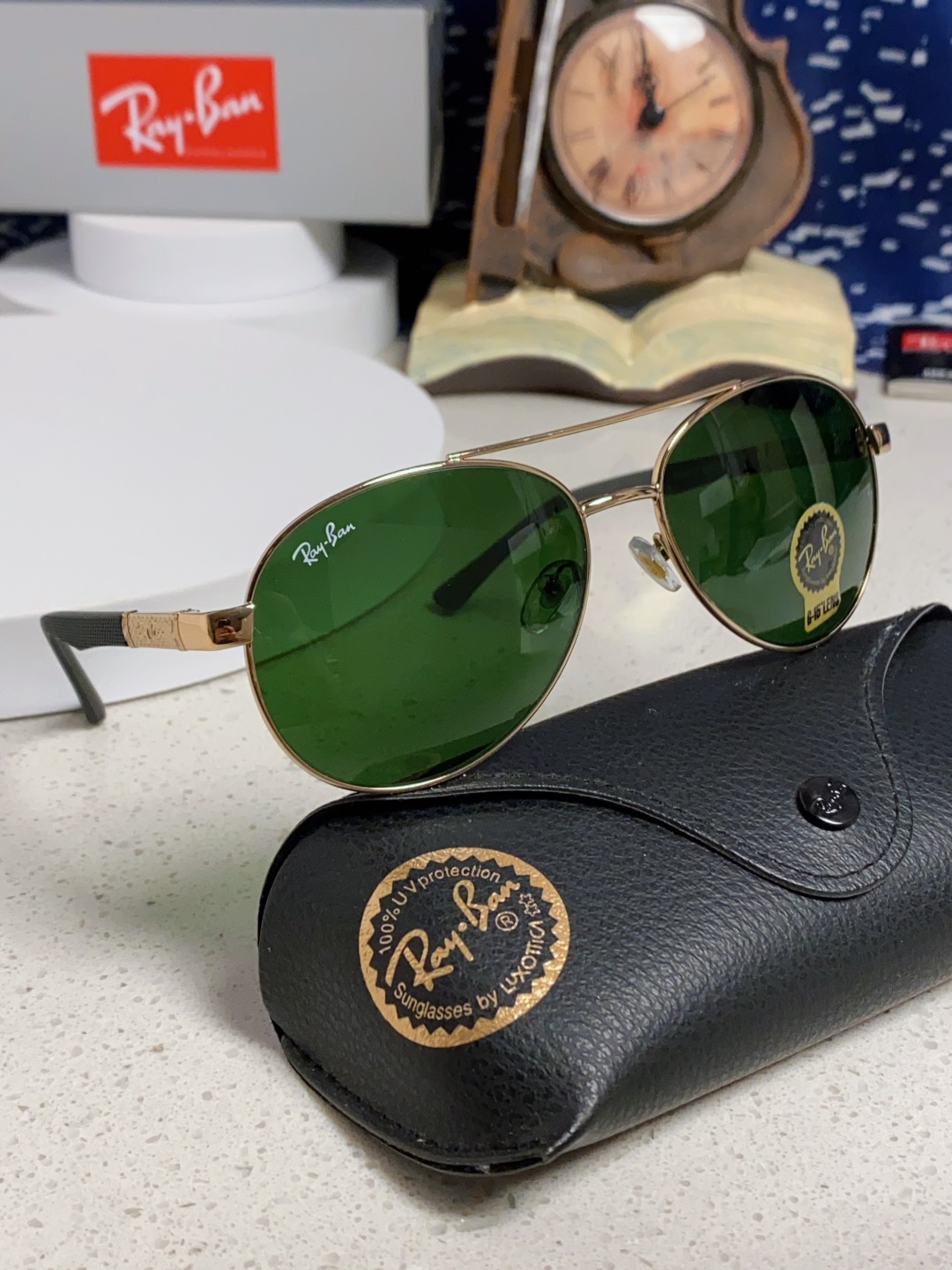 RayBan雷朋 2025新款钢化玻璃镜片太阳镜男士司机驾驶开车钓鱼眼镜女墨镜男女通用 RB4820