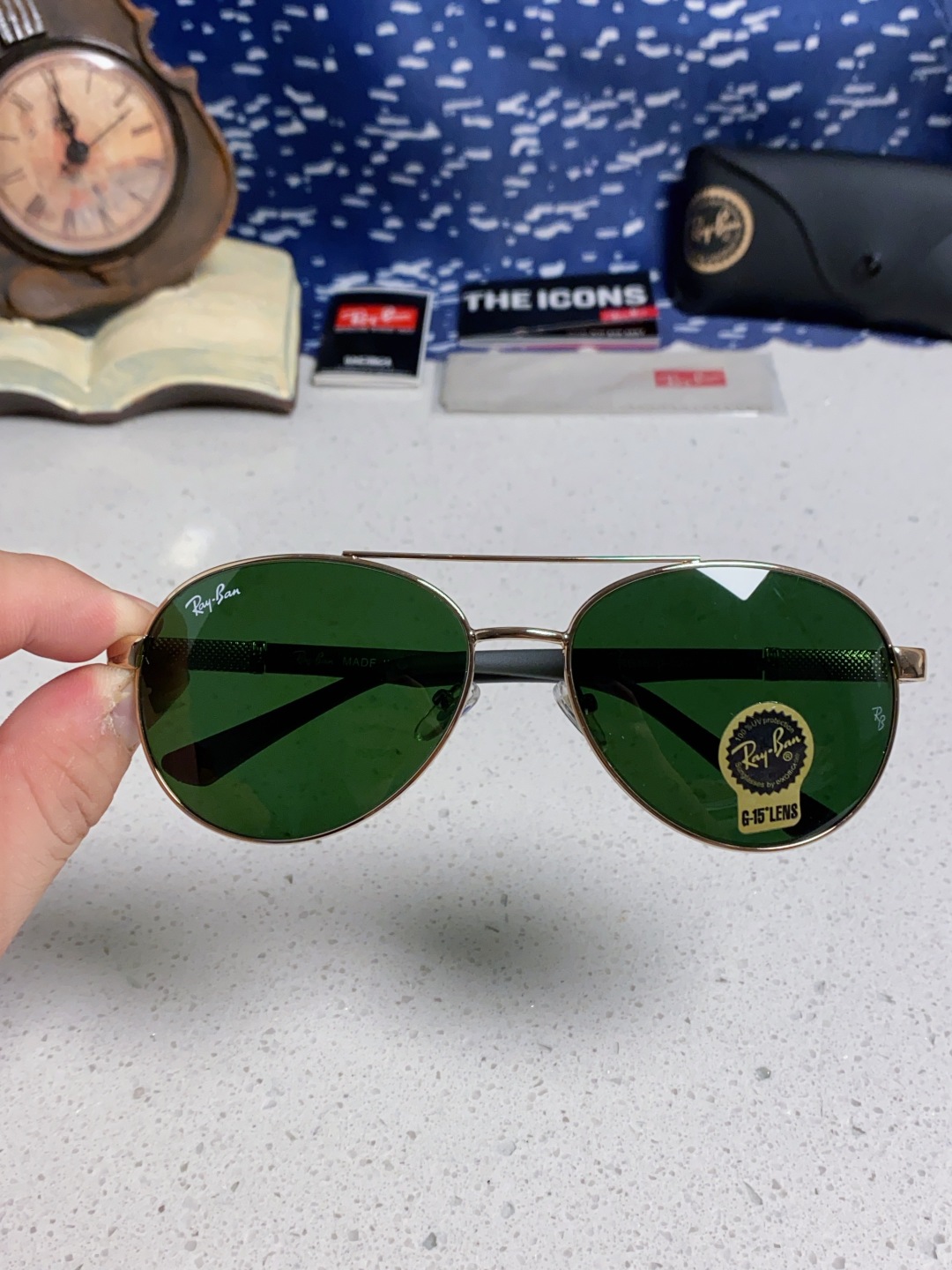 RayBan雷朋 2025新款钢化玻璃镜片太阳镜男士司机驾驶开车钓鱼眼镜女墨镜男女通用 RB4820