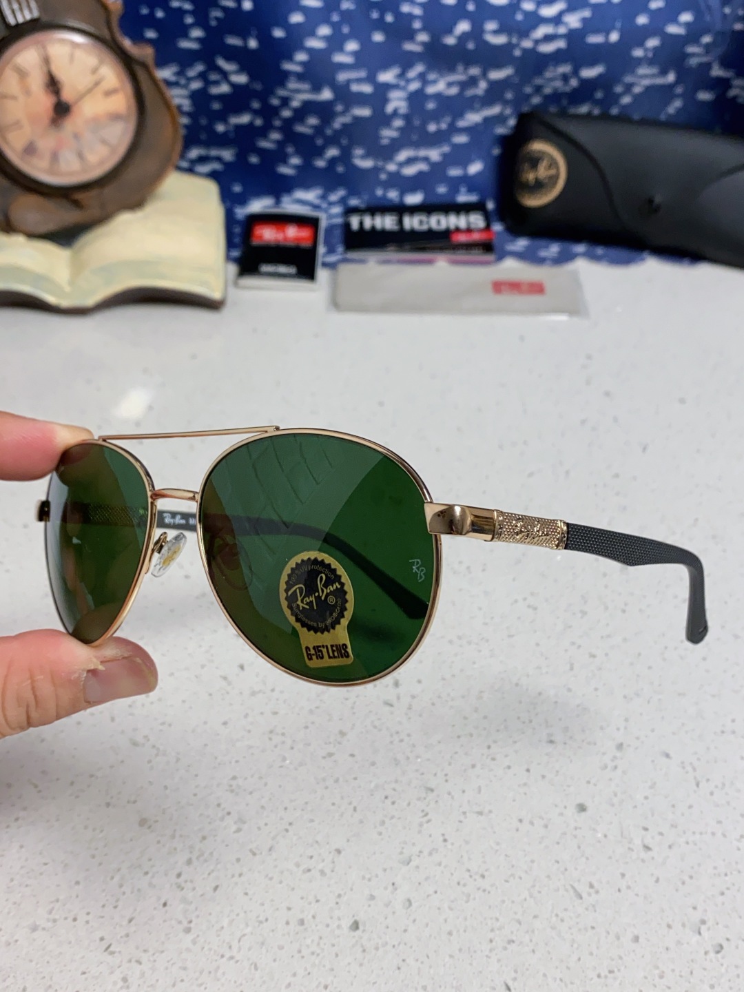 RayBan雷朋 2025新款钢化玻璃镜片太阳镜男士司机驾驶开车钓鱼眼镜女墨镜男女通用 RB4820