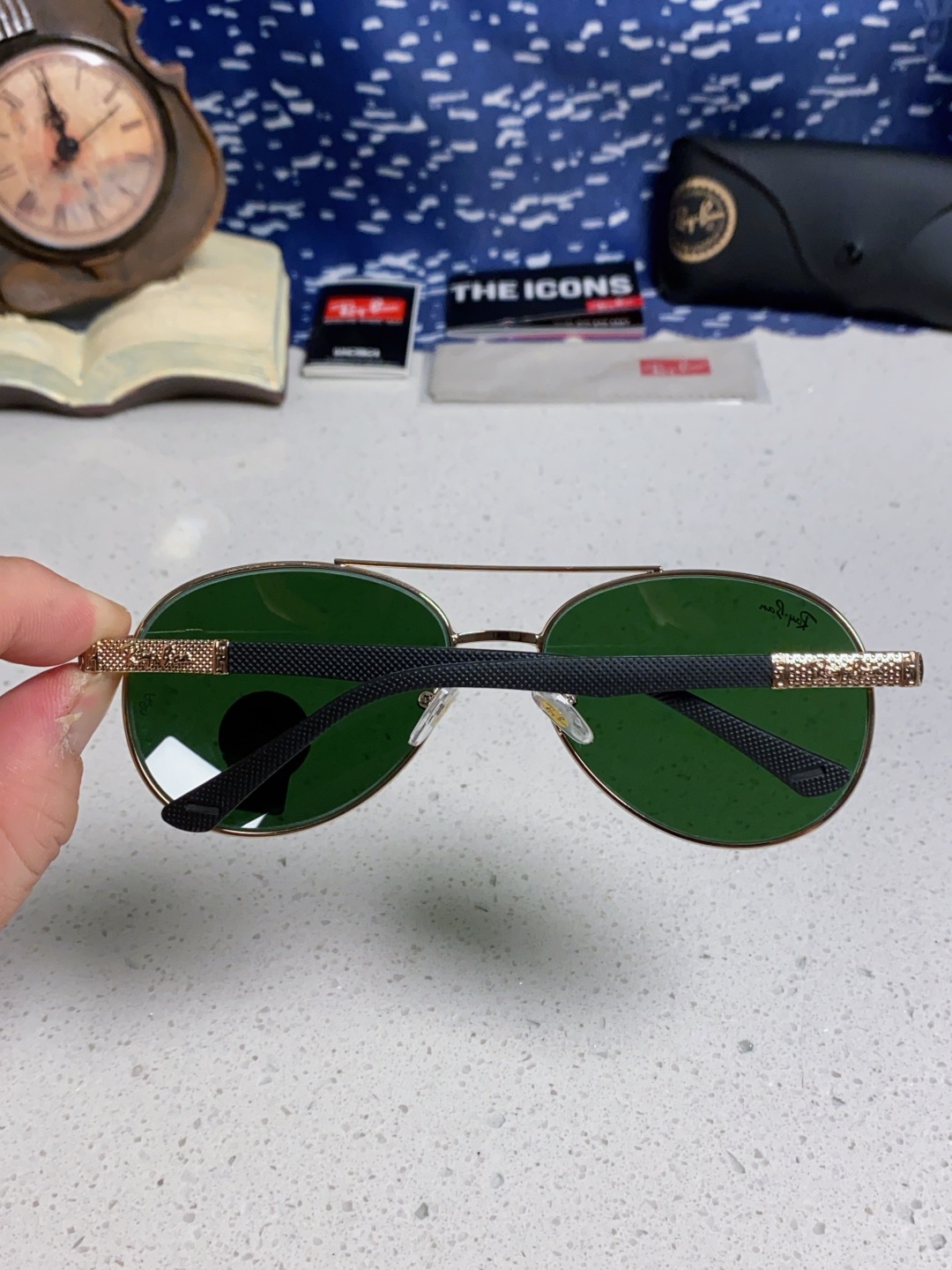 RayBan雷朋 2025新款钢化玻璃镜片太阳镜男士司机驾驶开车钓鱼眼镜女墨镜男女通用 RB4820