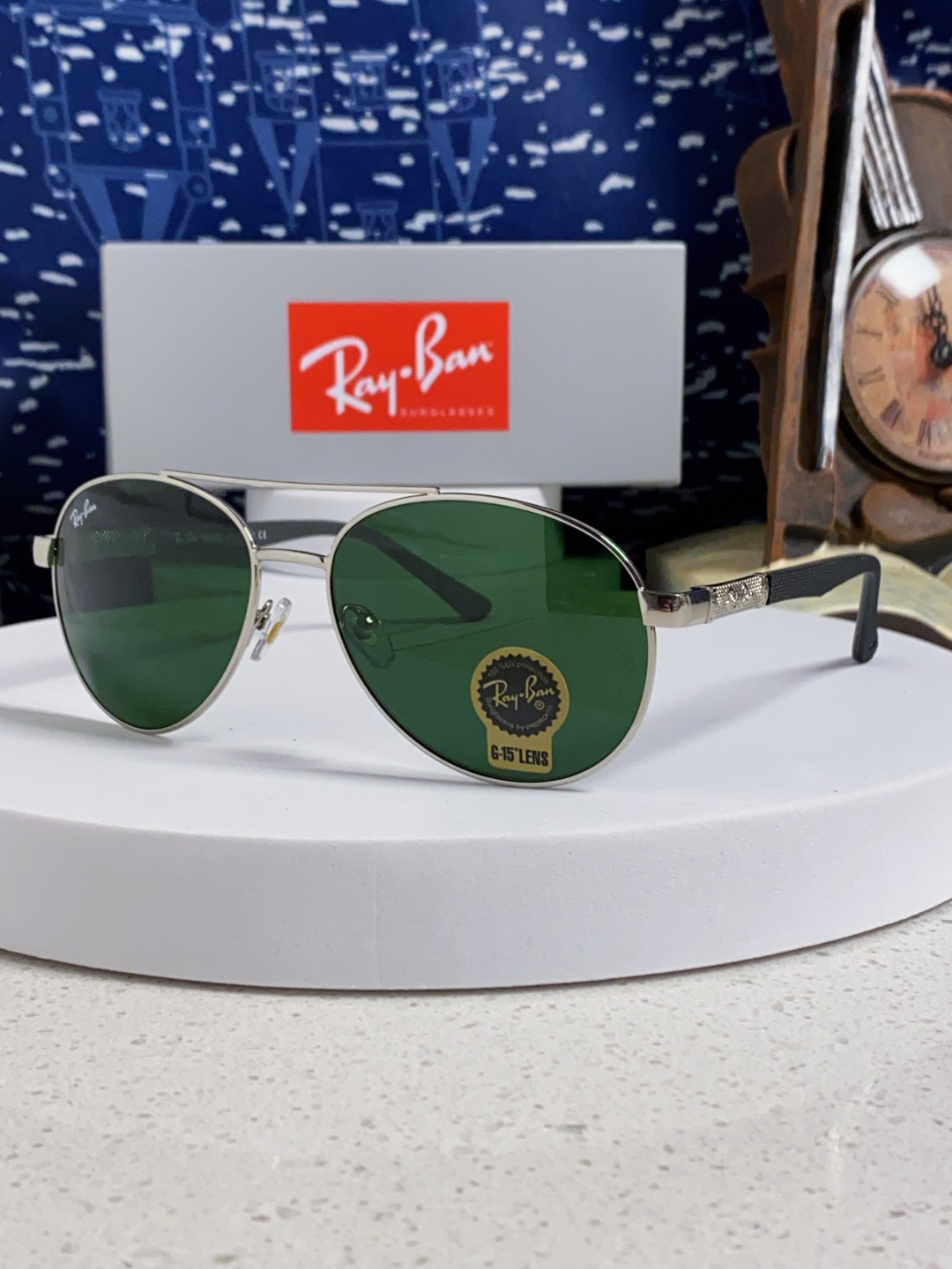 RayBan雷朋 2025新款钢化玻璃镜片太阳镜男士司机驾驶开车钓鱼眼镜女墨镜男女通用 RB4820