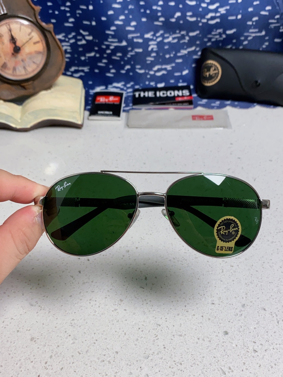 RayBan雷朋 2025新款钢化玻璃镜片太阳镜男士司机驾驶开车钓鱼眼镜女墨镜男女通用 RB4820