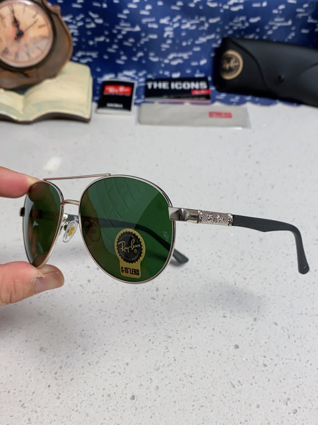 RayBan雷朋 2025新款钢化玻璃镜片太阳镜男士司机驾驶开车钓鱼眼镜女墨镜男女通用 RB4820