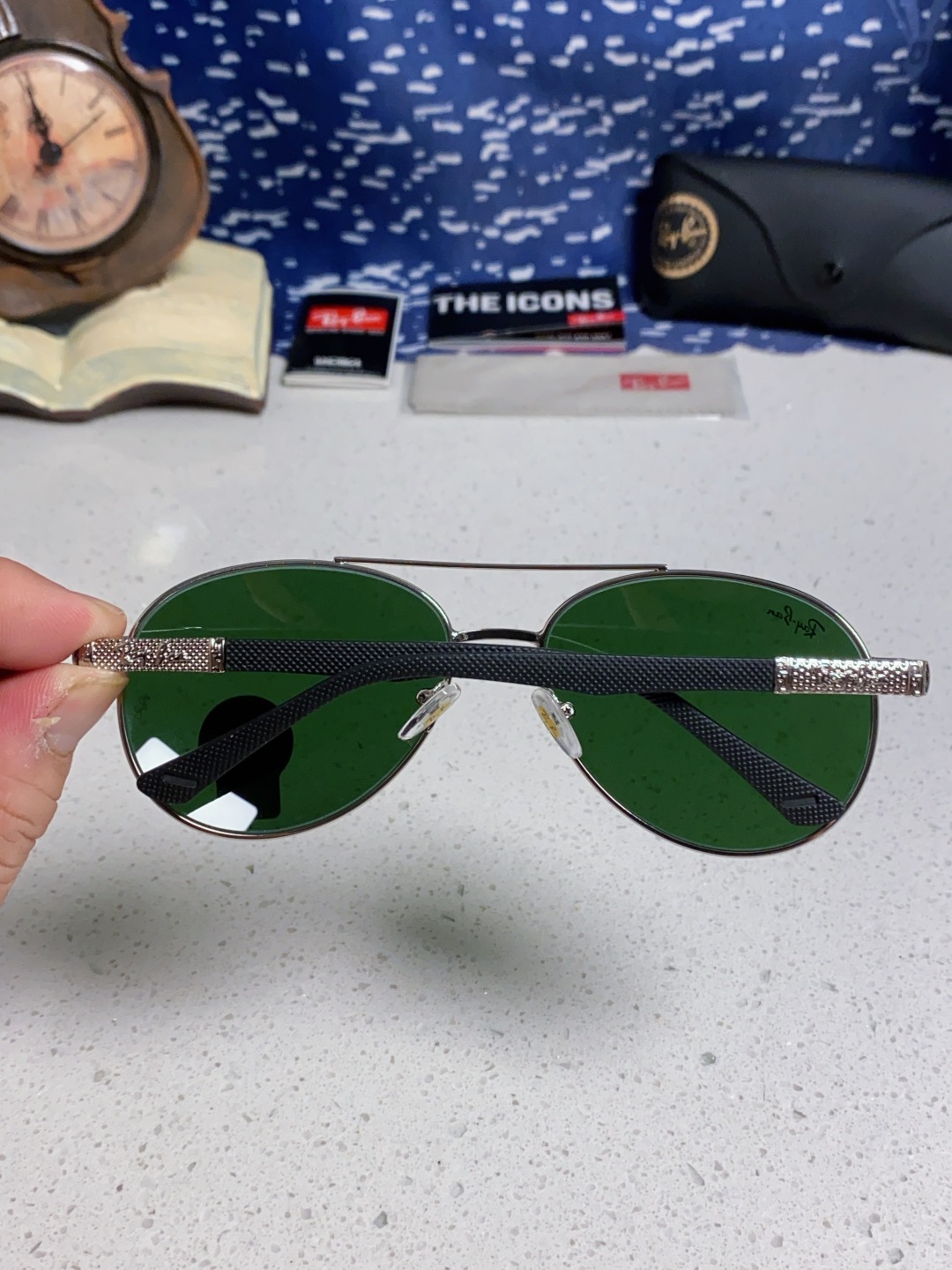 RayBan雷朋 2025新款钢化玻璃镜片太阳镜男士司机驾驶开车钓鱼眼镜女墨镜男女通用 RB4820