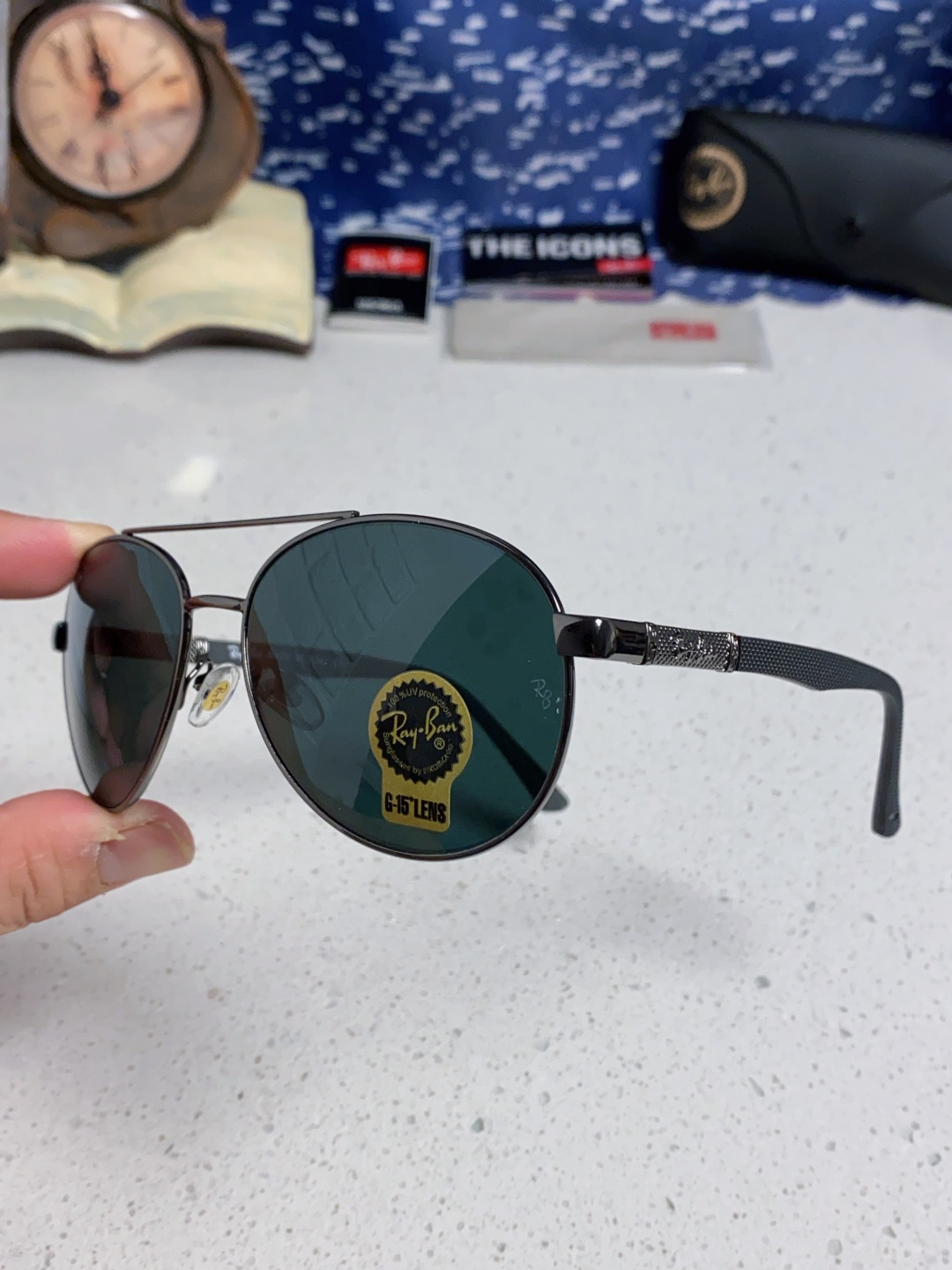 RayBan雷朋 2025新款钢化玻璃镜片太阳镜男士司机驾驶开车钓鱼眼镜女墨镜男女通用 RB4820