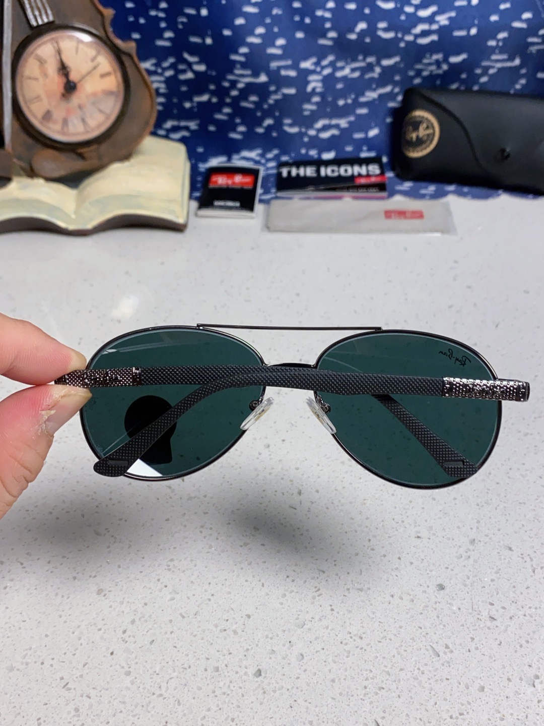 RayBan雷朋 2025新款钢化玻璃镜片太阳镜男士司机驾驶开车钓鱼眼镜女墨镜男女通用 RB4820