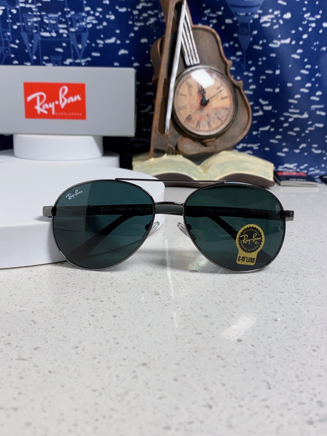 RayBan雷朋 2025新款钢化玻璃镜片太阳镜男士司机驾驶开车钓鱼眼镜女墨镜男女通用 RB4820