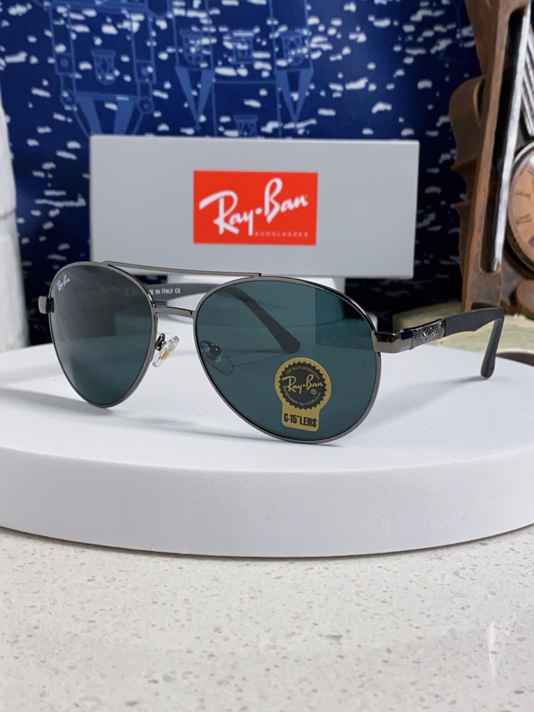 RayBan雷朋 2025新款钢化玻璃镜片太阳镜男士司机驾驶开车钓鱼眼镜女墨镜男女通用 RB4820