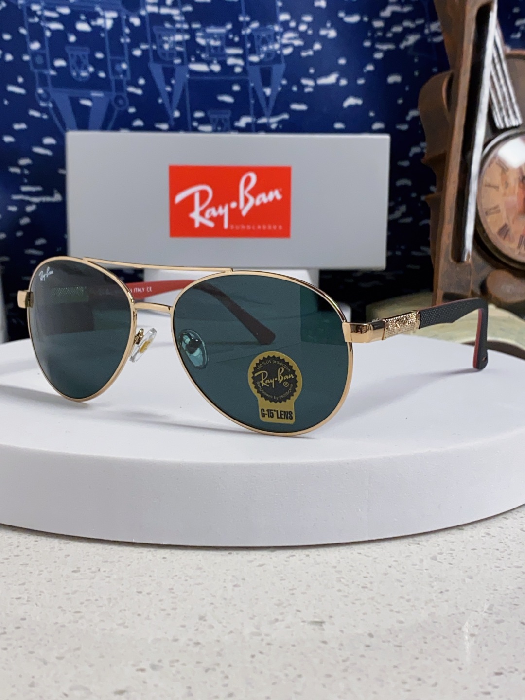 RayBan雷朋 2025新款钢化玻璃镜片太阳镜男士司机驾驶开车钓鱼眼镜女墨镜男女通用 RB4820