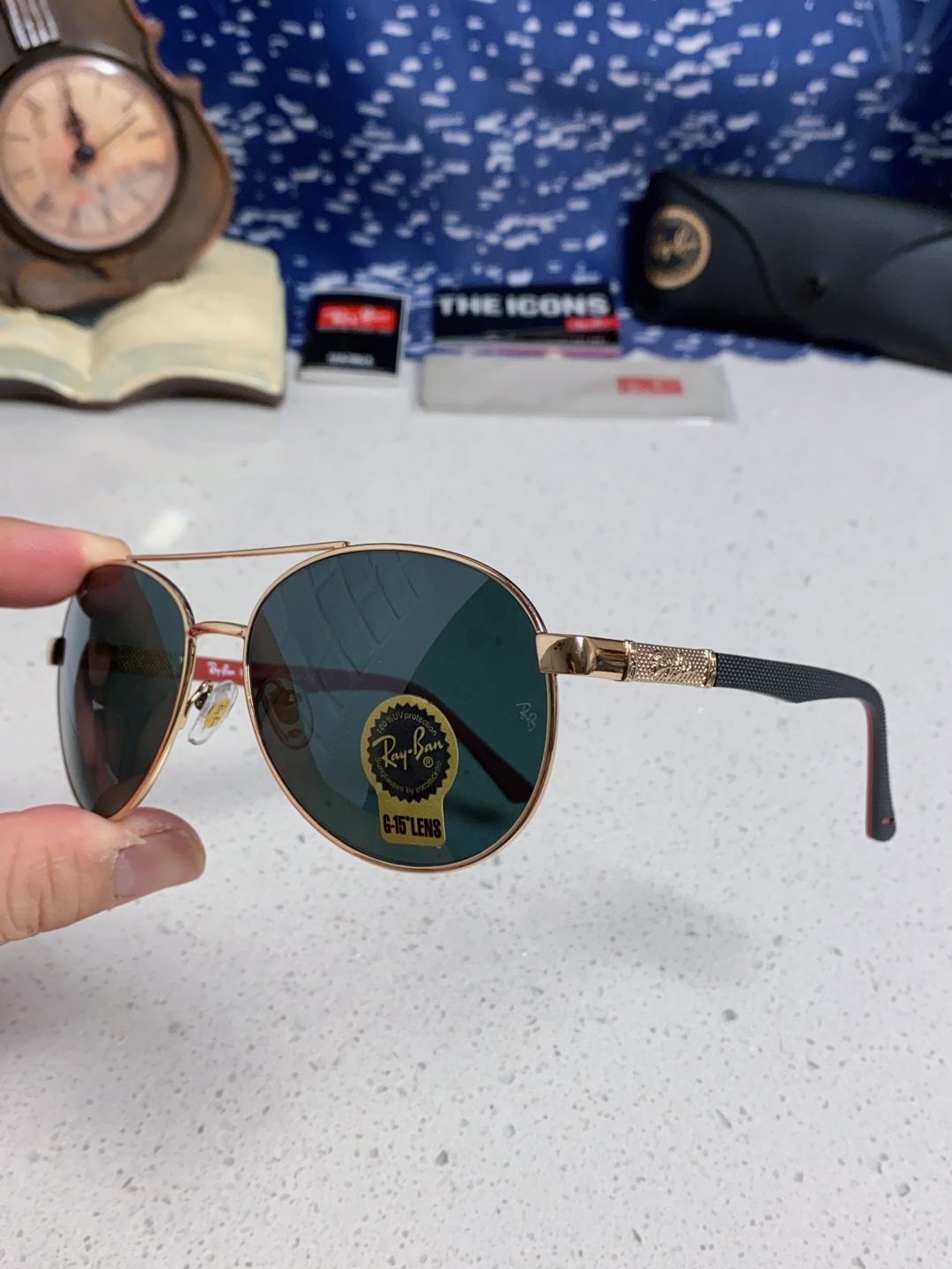 RayBan雷朋 2025新款钢化玻璃镜片太阳镜男士司机驾驶开车钓鱼眼镜女墨镜男女通用 RB4820