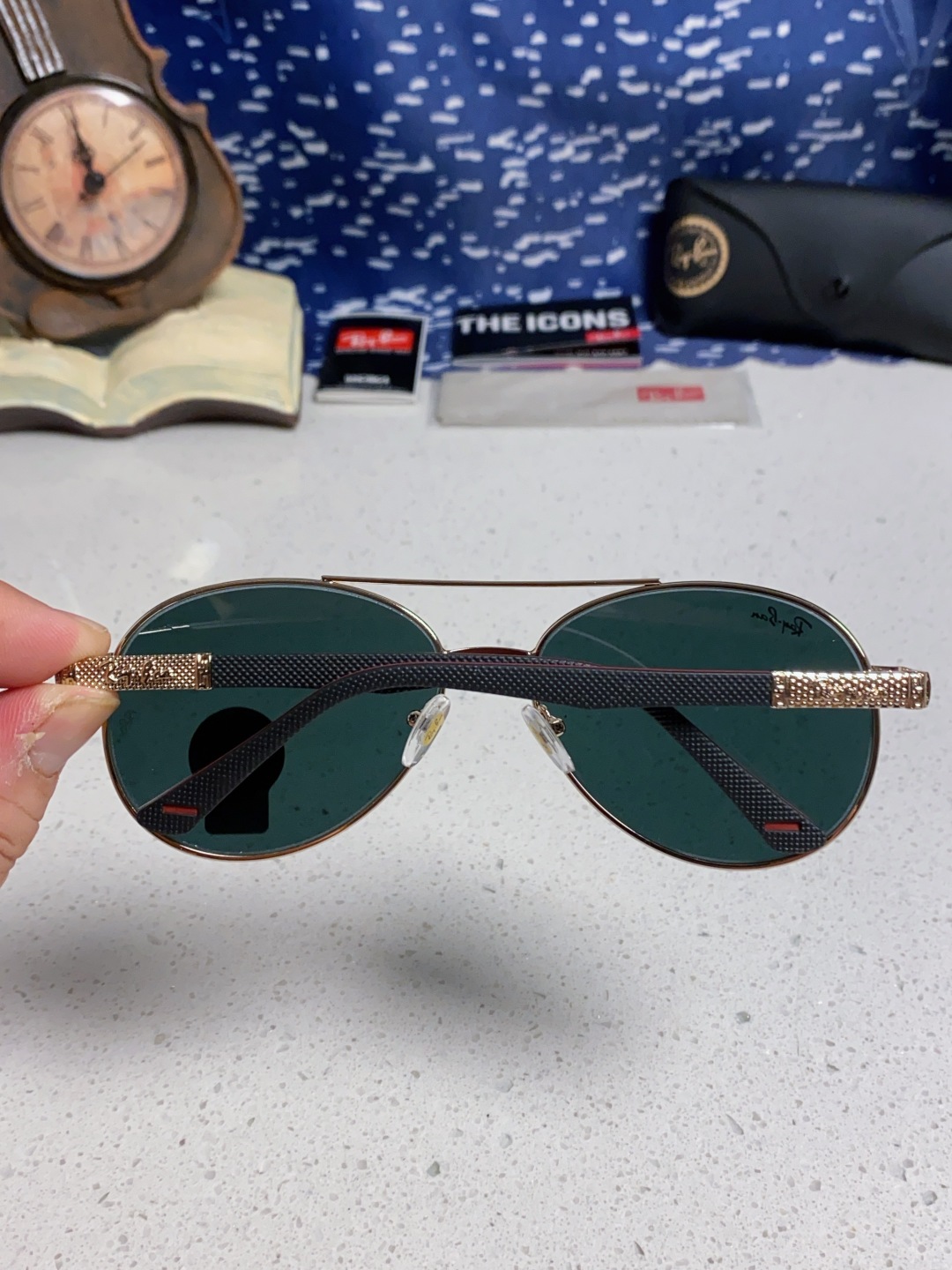 RayBan雷朋 2025新款钢化玻璃镜片太阳镜男士司机驾驶开车钓鱼眼镜女墨镜男女通用 RB4820