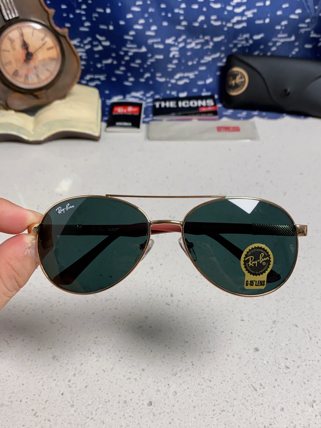 RayBan雷朋 2025新款钢化玻璃镜片太阳镜男士司机驾驶开车钓鱼眼镜女墨镜男女通用 RB4820