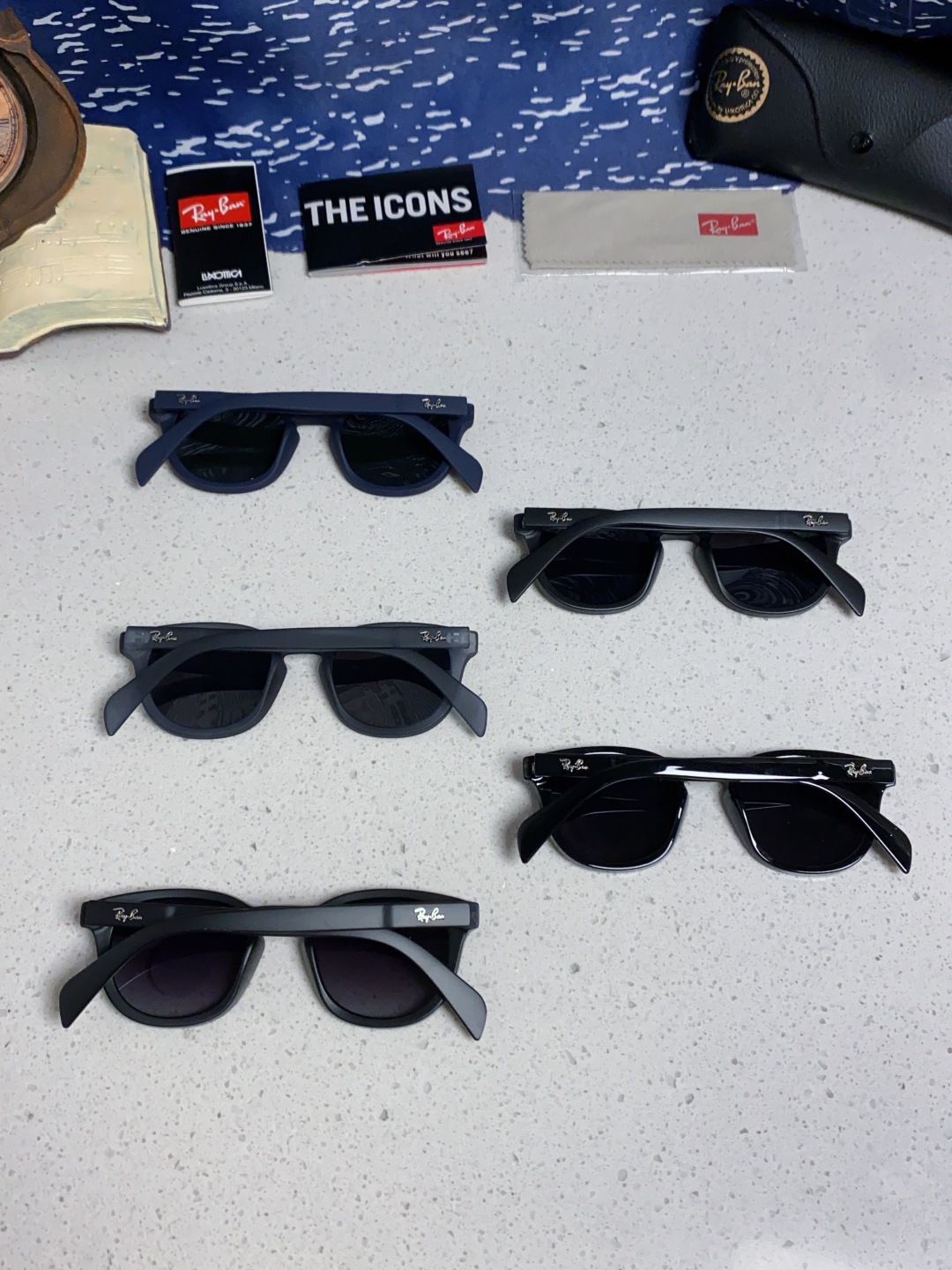 RayBan 雷朋 偏光镜片 复古超强磨砂质感 椭圆偏光墨镜网红高级感ins韩版眼镜圆脸街拍太阳镜酷 R