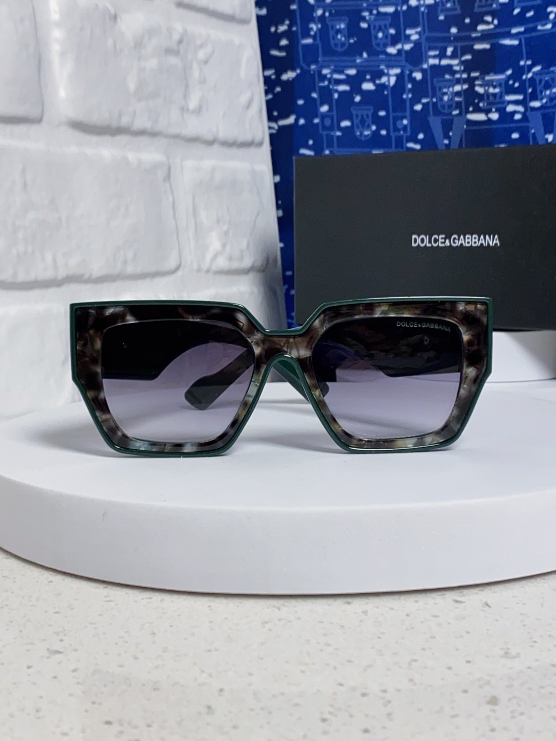 Dolce&Gabbana杜嘉班纳 2025新款DG欧美新款轻奢风潮方框时尚太阳镜女士高级感遮阳墨镜