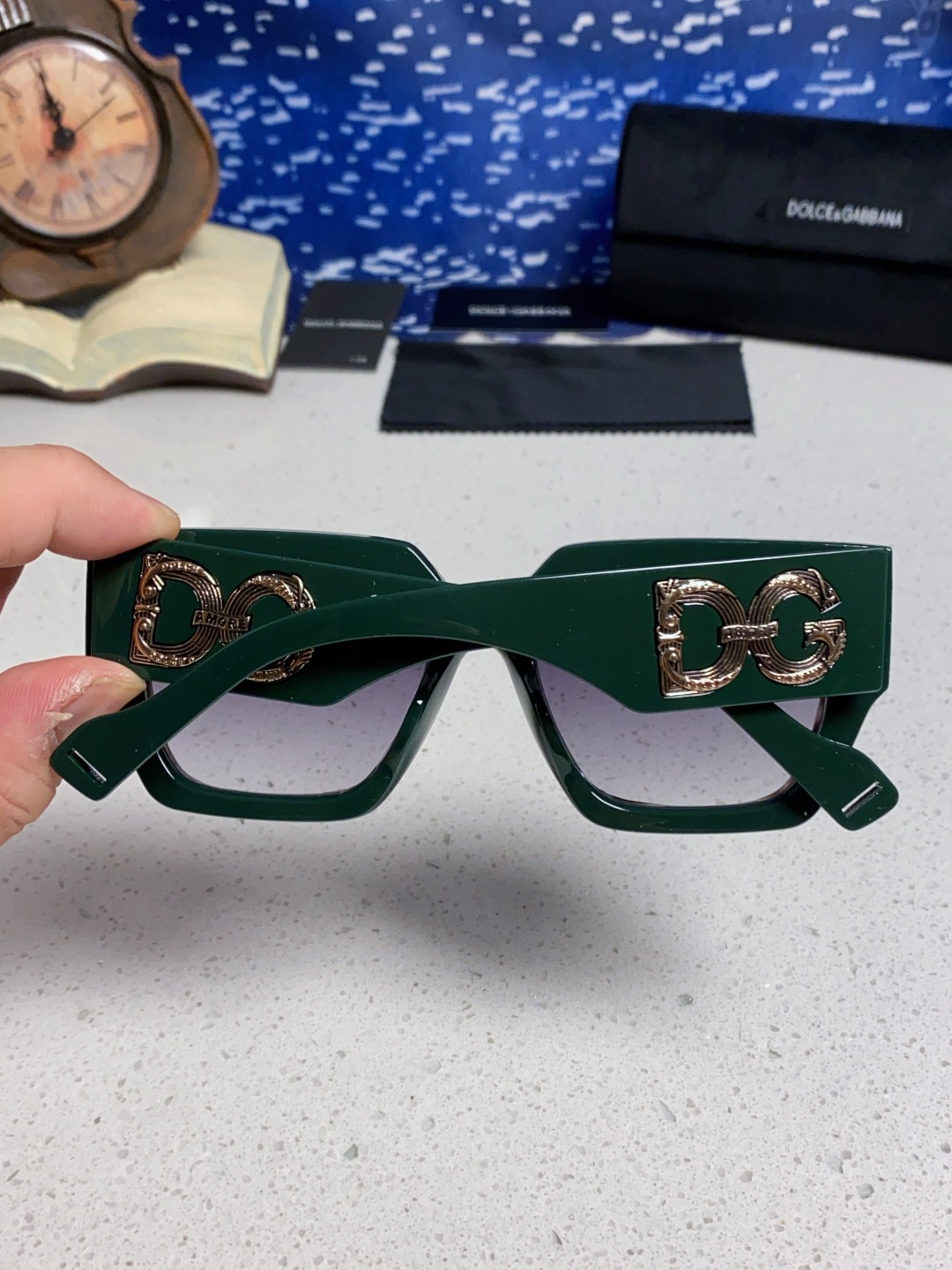 Dolce&Gabbana杜嘉班纳 2025新款DG欧美新款轻奢风潮方框时尚太阳镜女士高级感遮阳墨镜