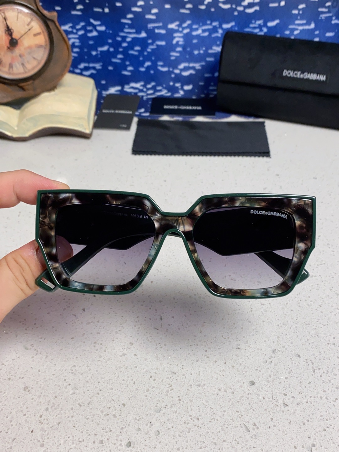 Dolce&Gabbana杜嘉班纳 2025新款DG欧美新款轻奢风潮方框时尚太阳镜女士高级感遮阳墨镜