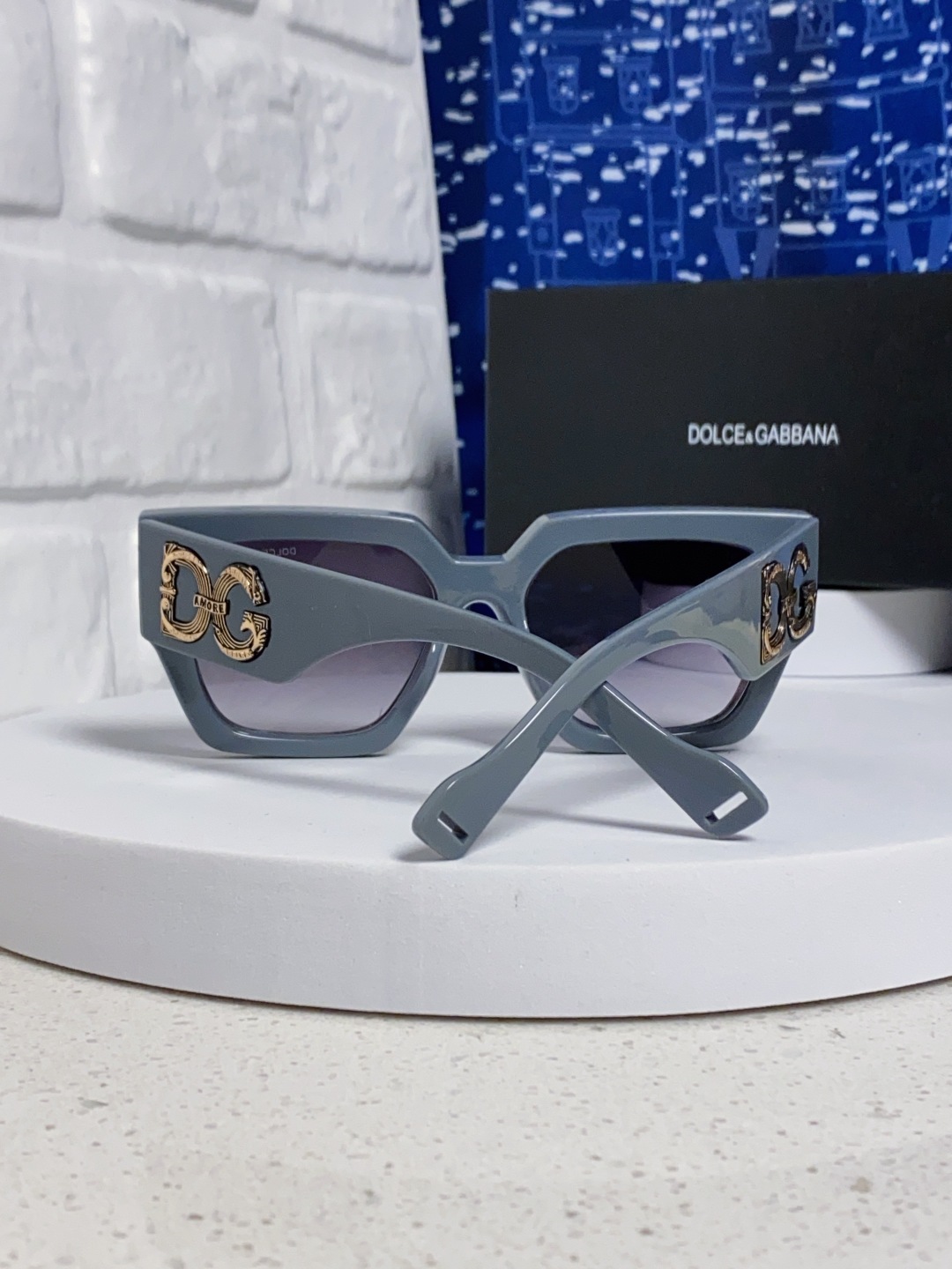 Dolce&Gabbana杜嘉班纳 2025新款DG欧美新款轻奢风潮方框时尚太阳镜女士高级感遮阳墨镜