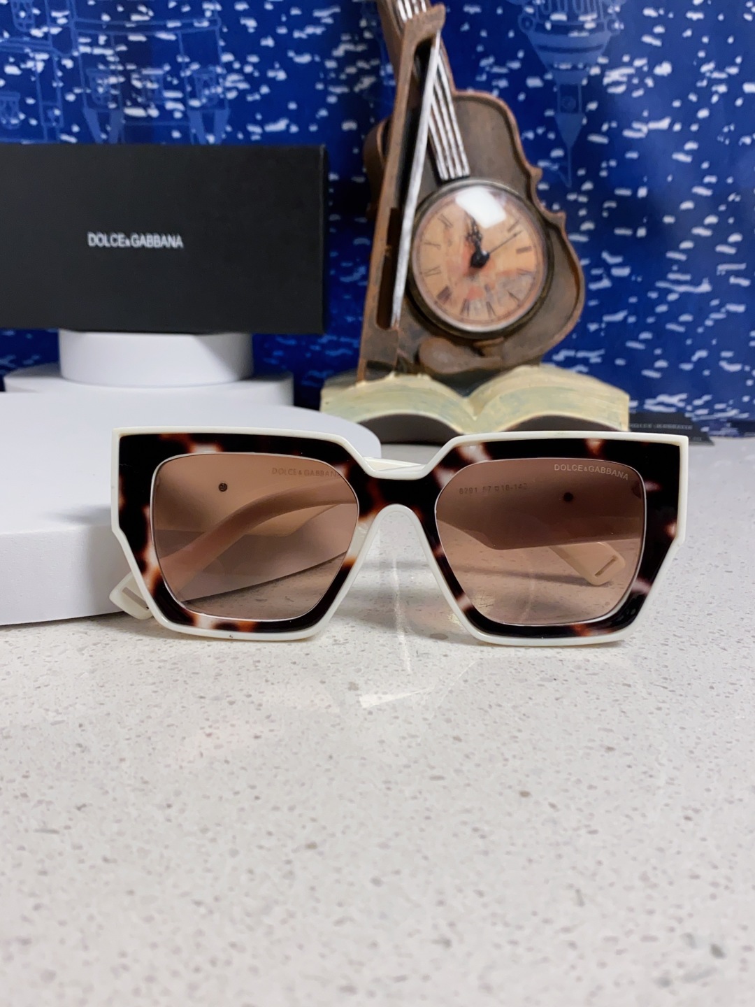 Dolce&Gabbana杜嘉班纳 2025新款DG欧美新款轻奢风潮方框时尚太阳镜女士高级感遮阳墨镜