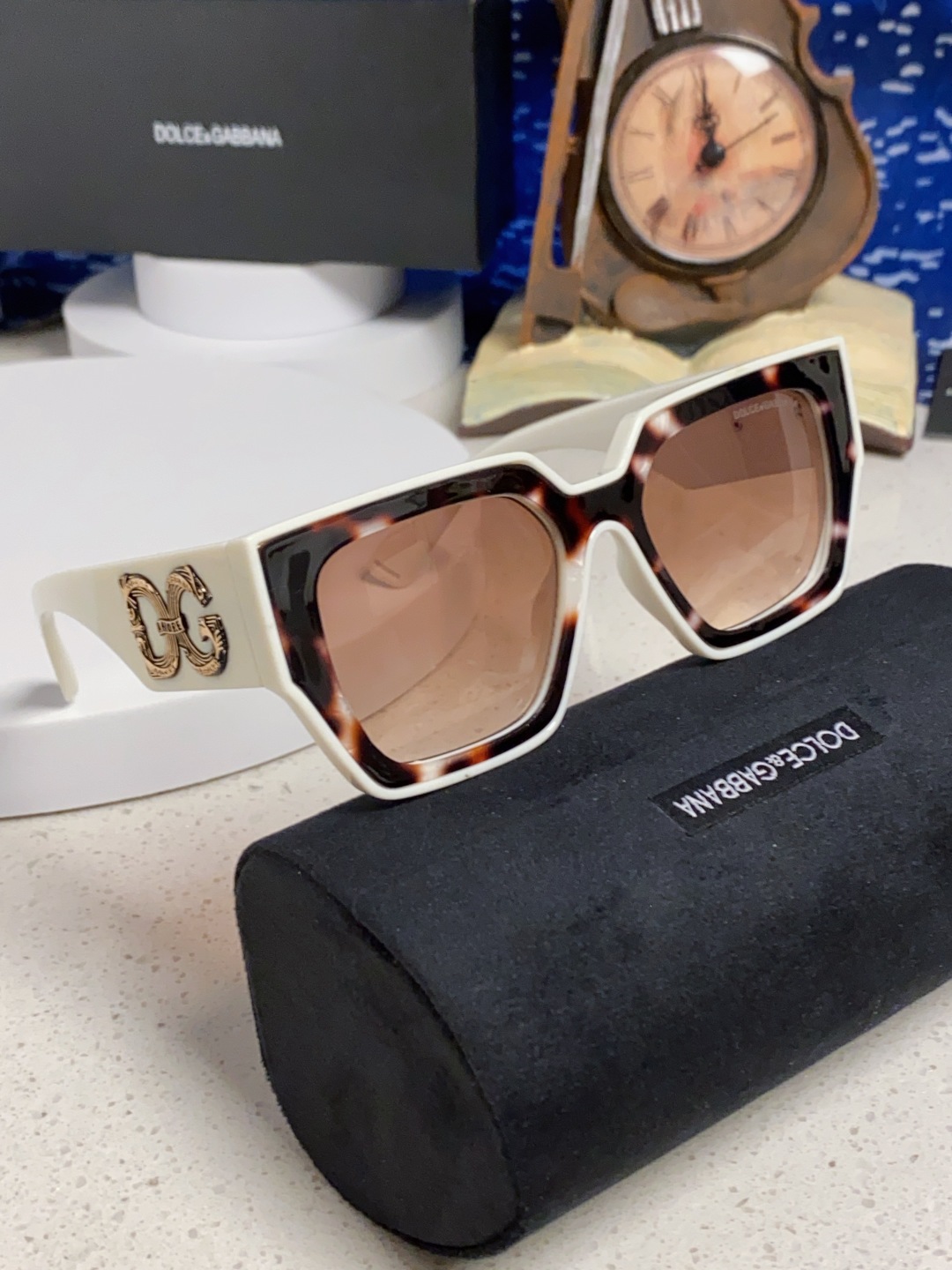 Dolce&Gabbana杜嘉班纳 2025新款DG欧美新款轻奢风潮方框时尚太阳镜女士高级感遮阳墨镜