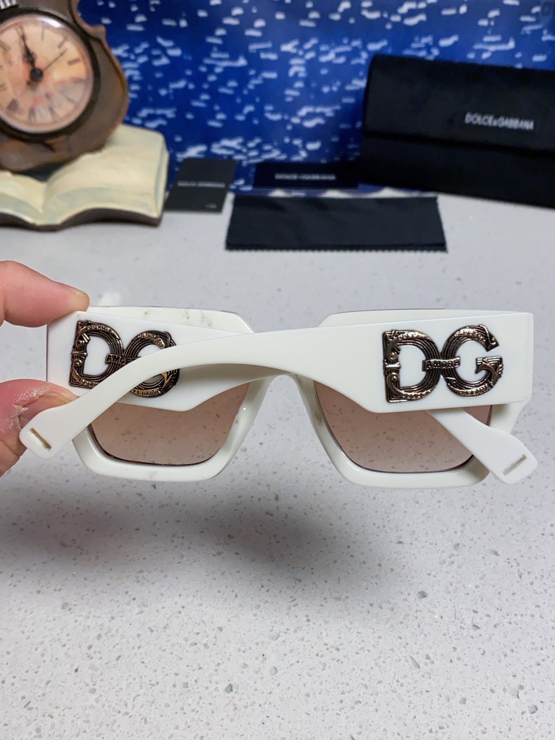 Dolce&Gabbana杜嘉班纳 2025新款DG欧美新款轻奢风潮方框时尚太阳镜女士高级感遮阳墨镜