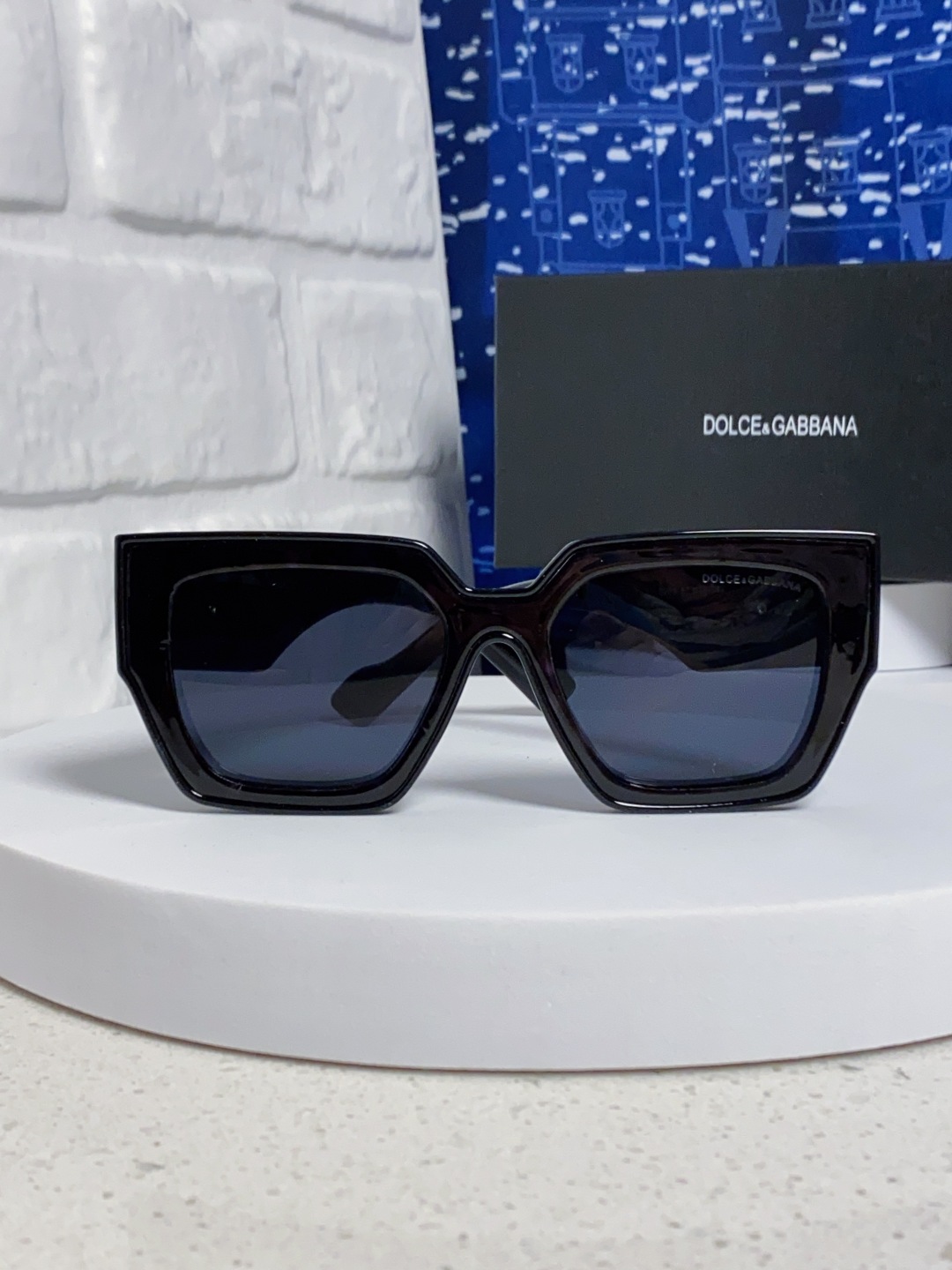 Dolce&Gabbana杜嘉班纳 2025新款DG欧美新款轻奢风潮方框时尚太阳镜女士高级感遮阳墨镜