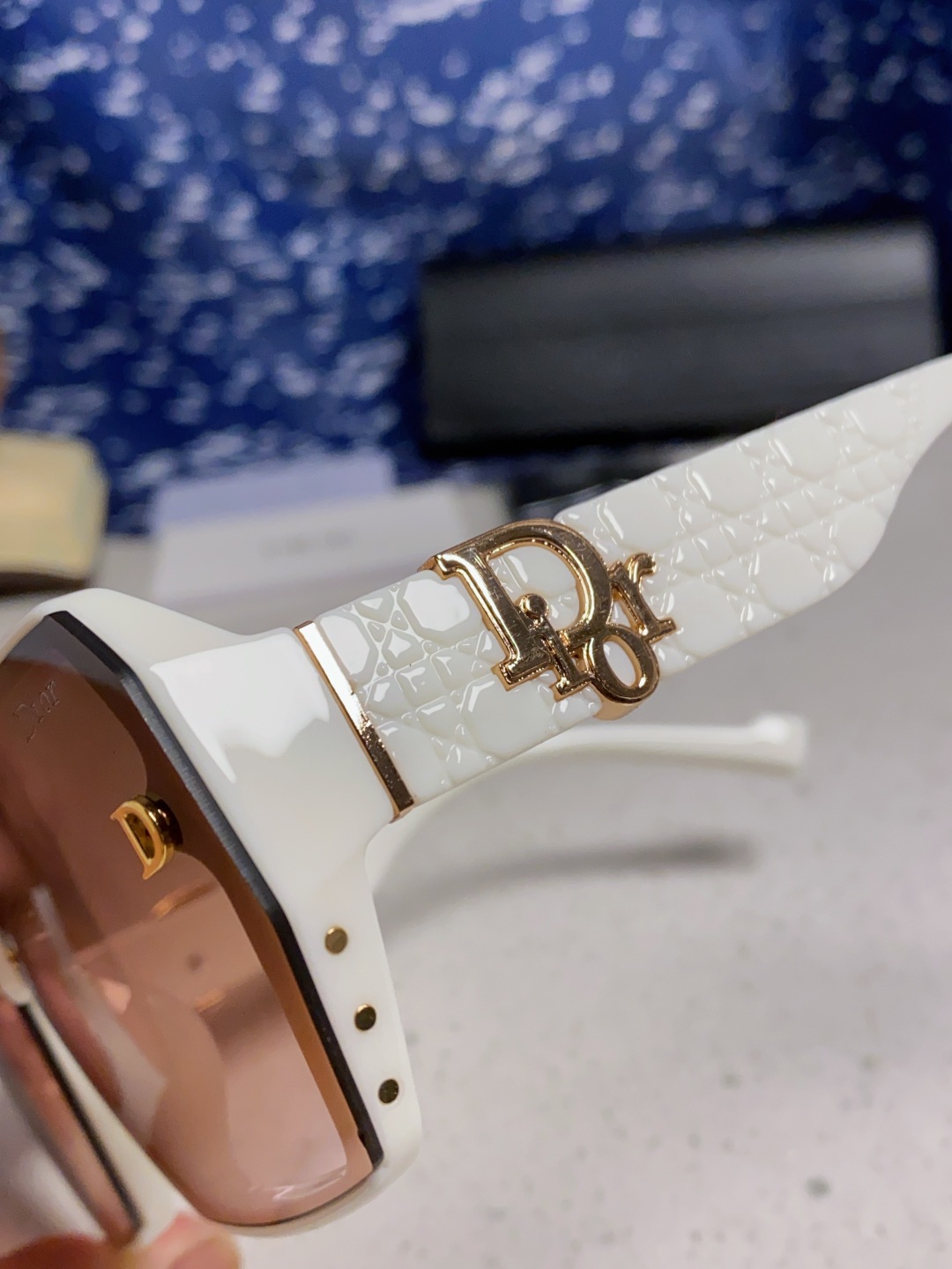 Dior迪奥 2025新款方形大框金属字母墨镜欧美时尚潮流个性网红女士太阳镜