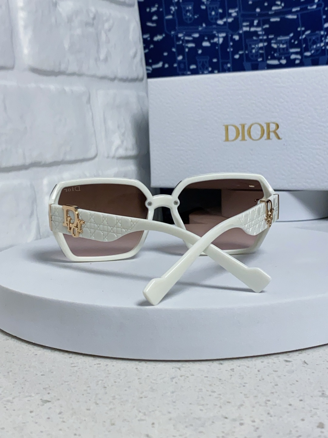 Dior迪奥 2025新款方形大框金属字母墨镜欧美时尚潮流个性网红女士太阳镜