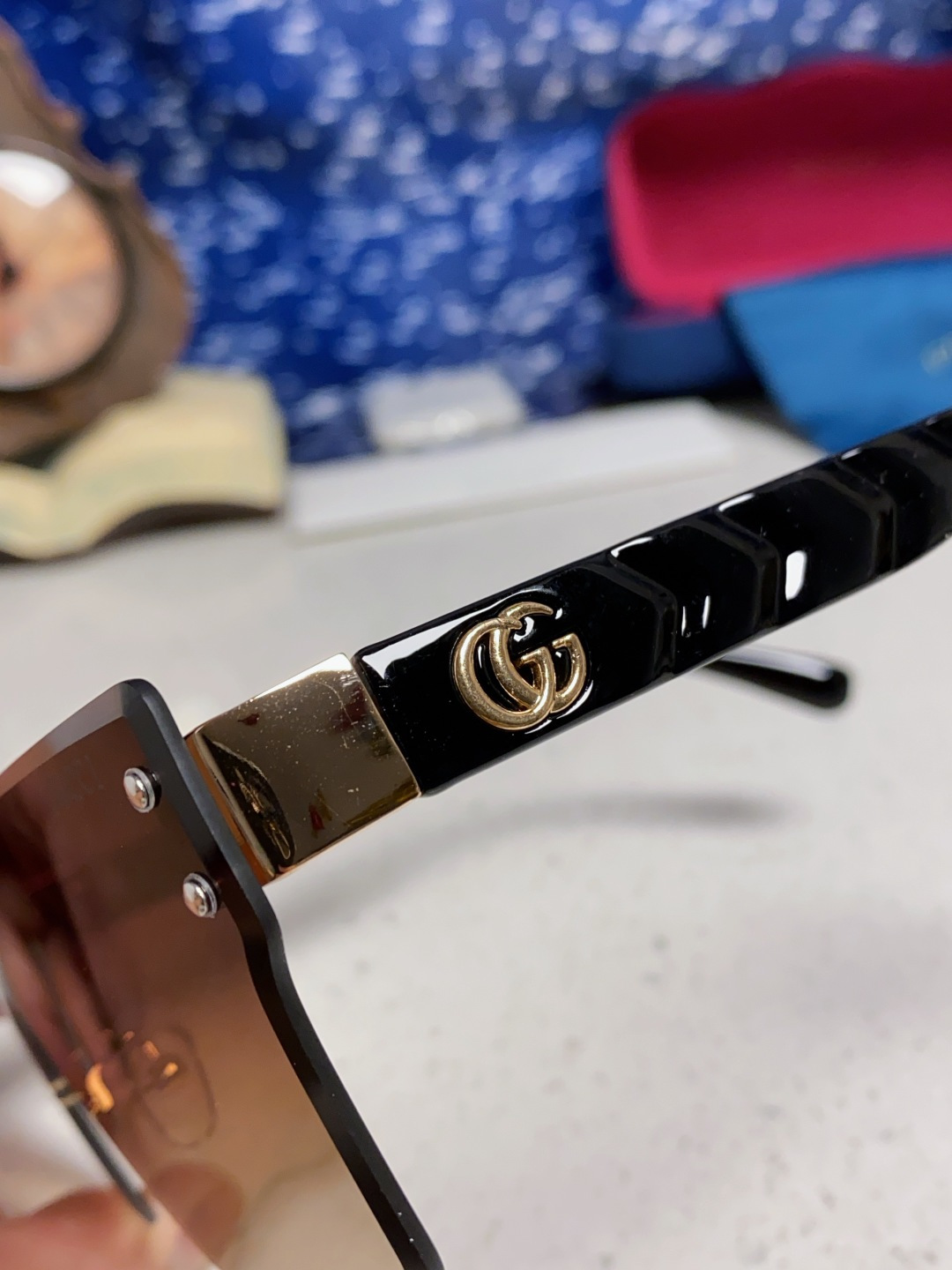 Gucci古奇 2025款欧美时尚女士方框遮脸连体太阳眼欧洲站网红护目防紫外线墨镜