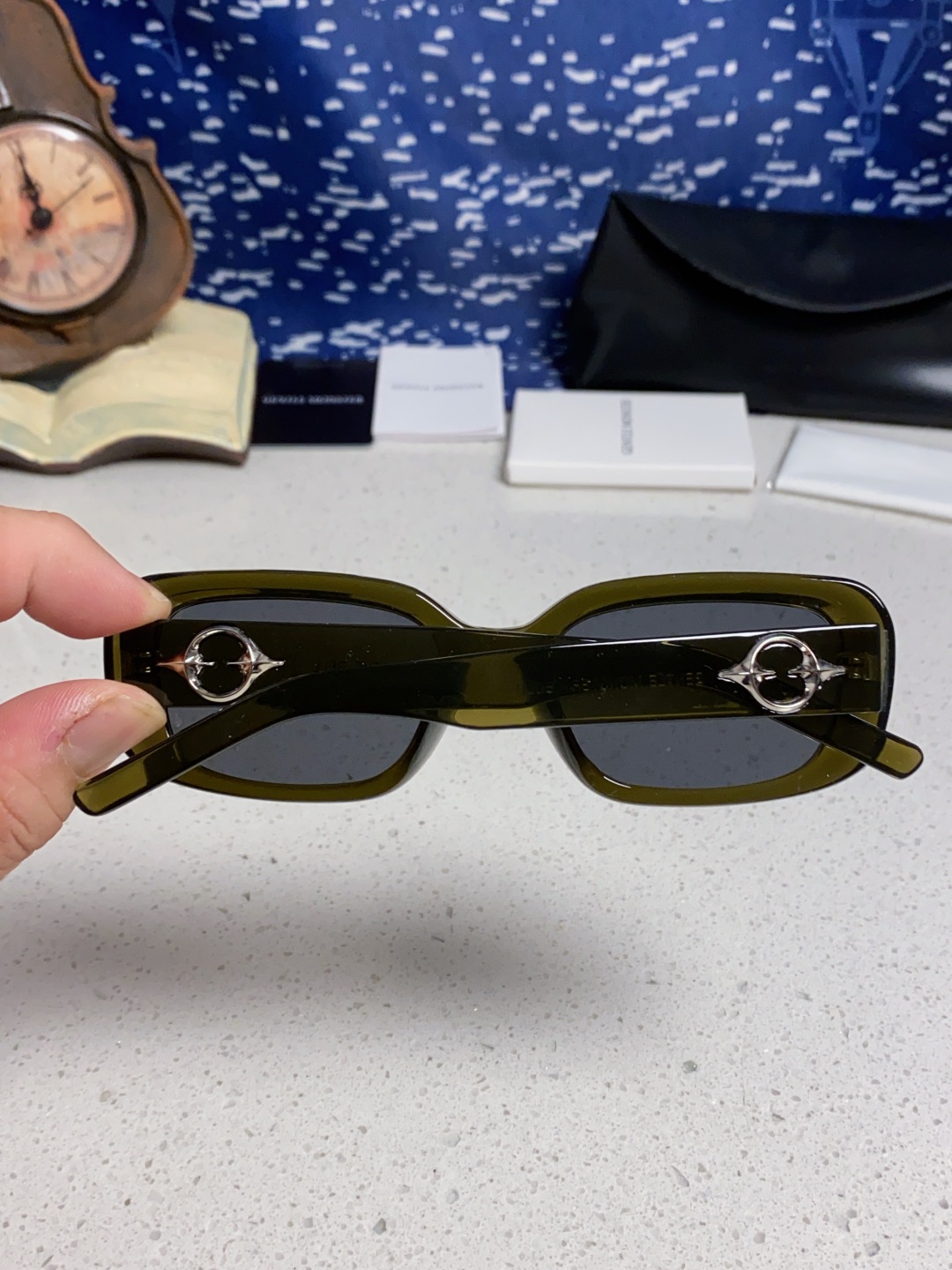 Gentle Moster(GM) 2025新款gm小方框墨镜粉色多巴胺辣妹眼镜偏光防紫外线近视太阳镜女