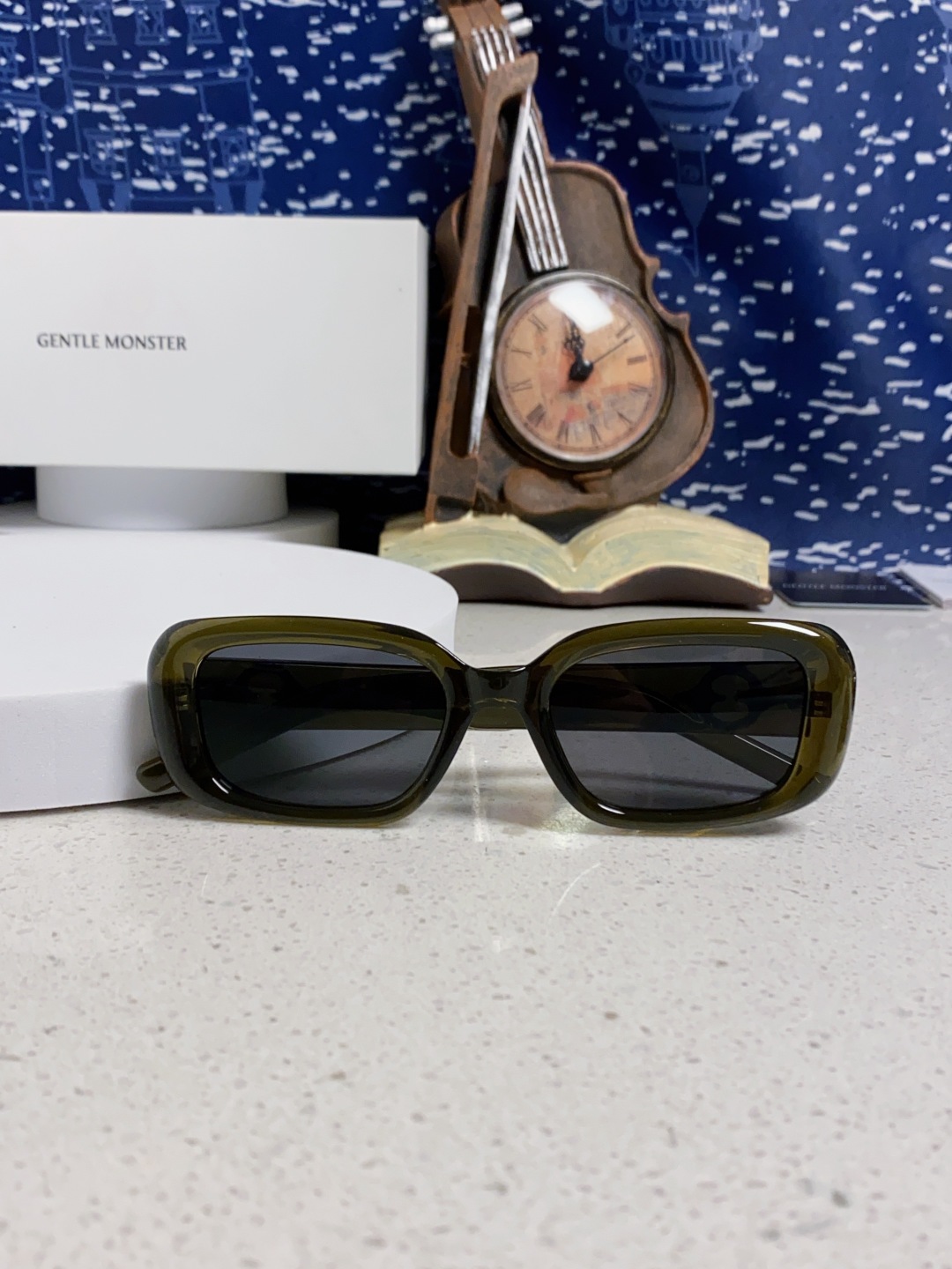 Gentle Moster(GM) 2025新款gm小方框墨镜粉色多巴胺辣妹眼镜偏光防紫外线近视太阳镜女