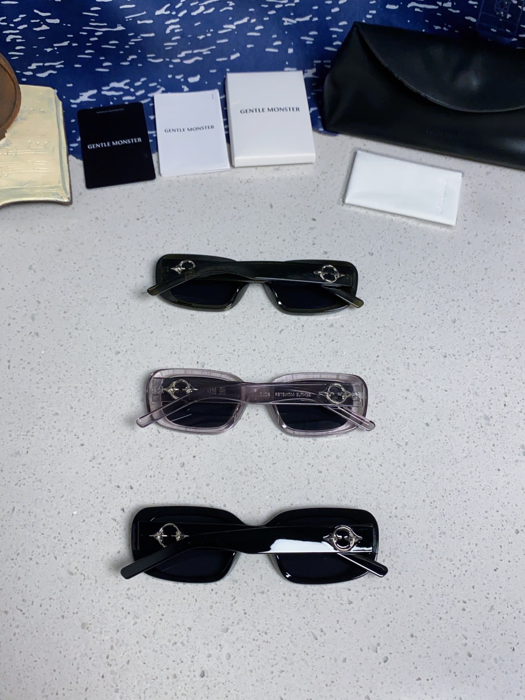 Gentle Moster(GM) 2025新款gm小方框墨镜粉色多巴胺辣妹眼镜偏光防紫外线近视太阳镜女