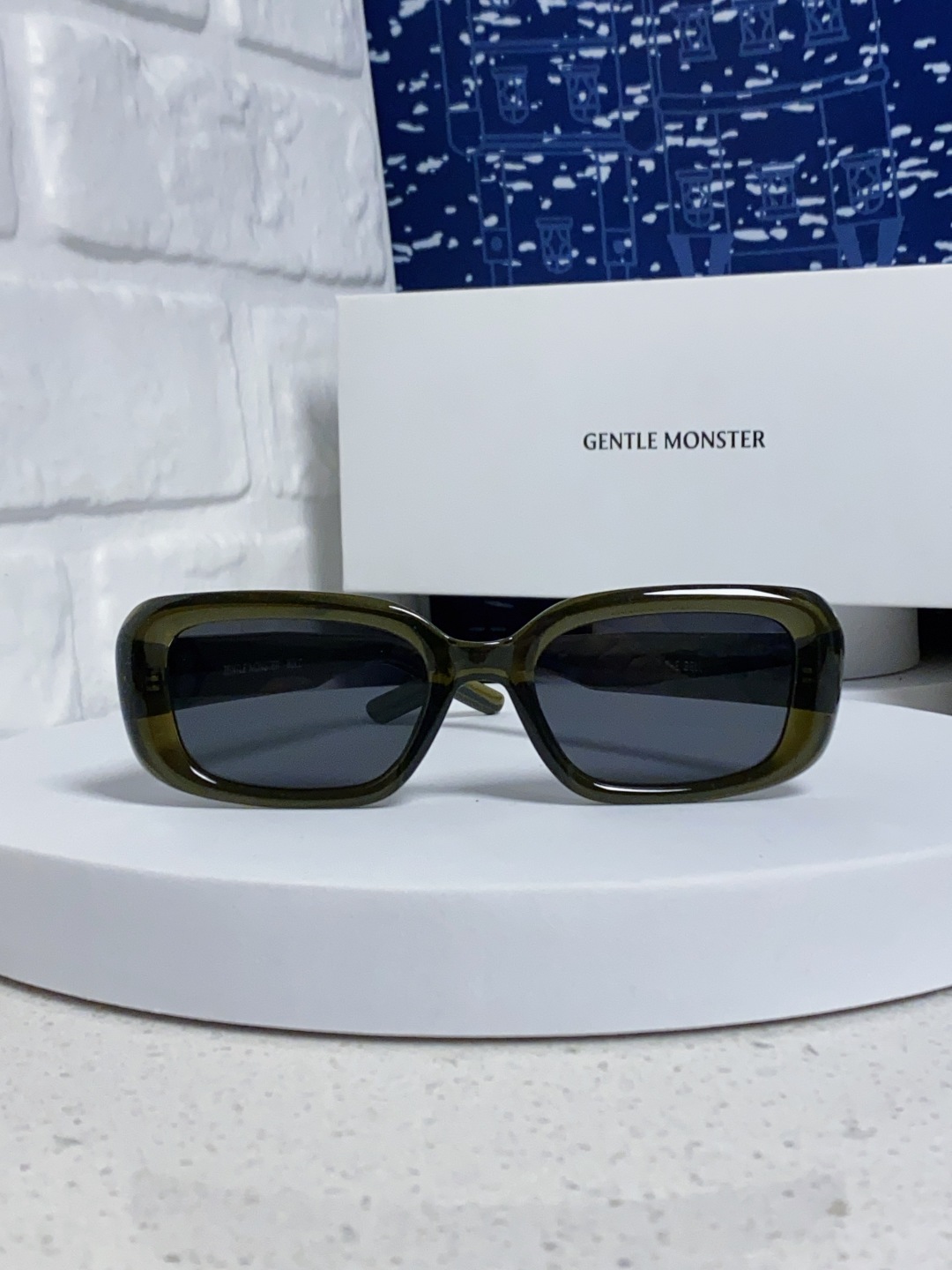 Gentle Moster(GM) 2025新款gm小方框墨镜粉色多巴胺辣妹眼镜偏光防紫外线近视太阳镜女