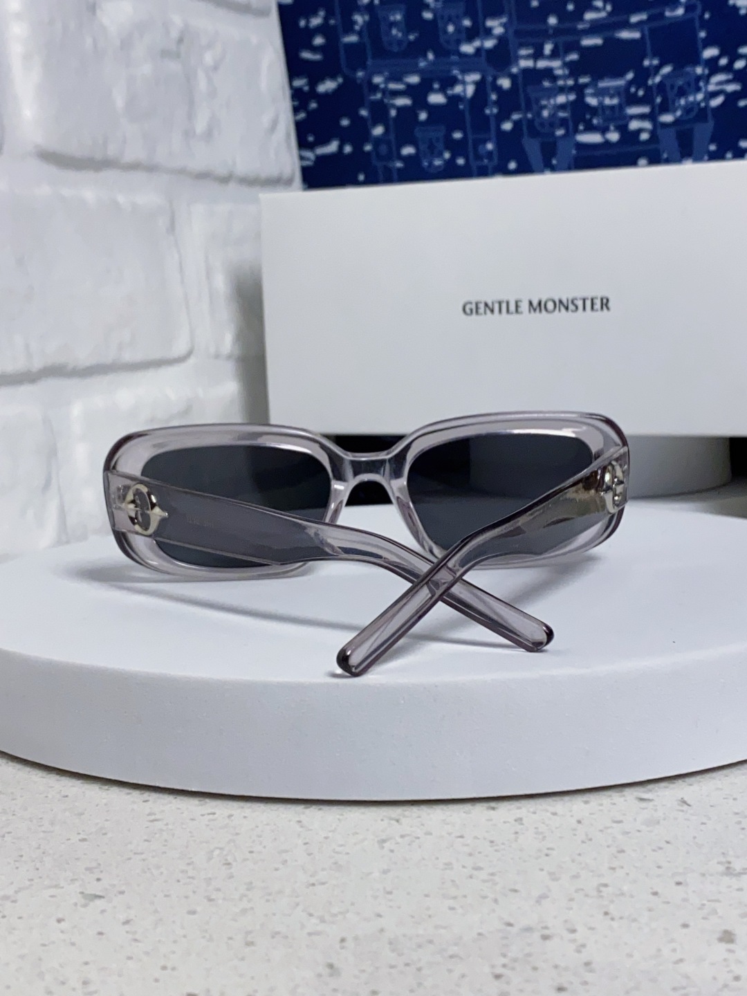 Gentle Moster(GM) 2025新款gm小方框墨镜粉色多巴胺辣妹眼镜偏光防紫外线近视太阳镜女