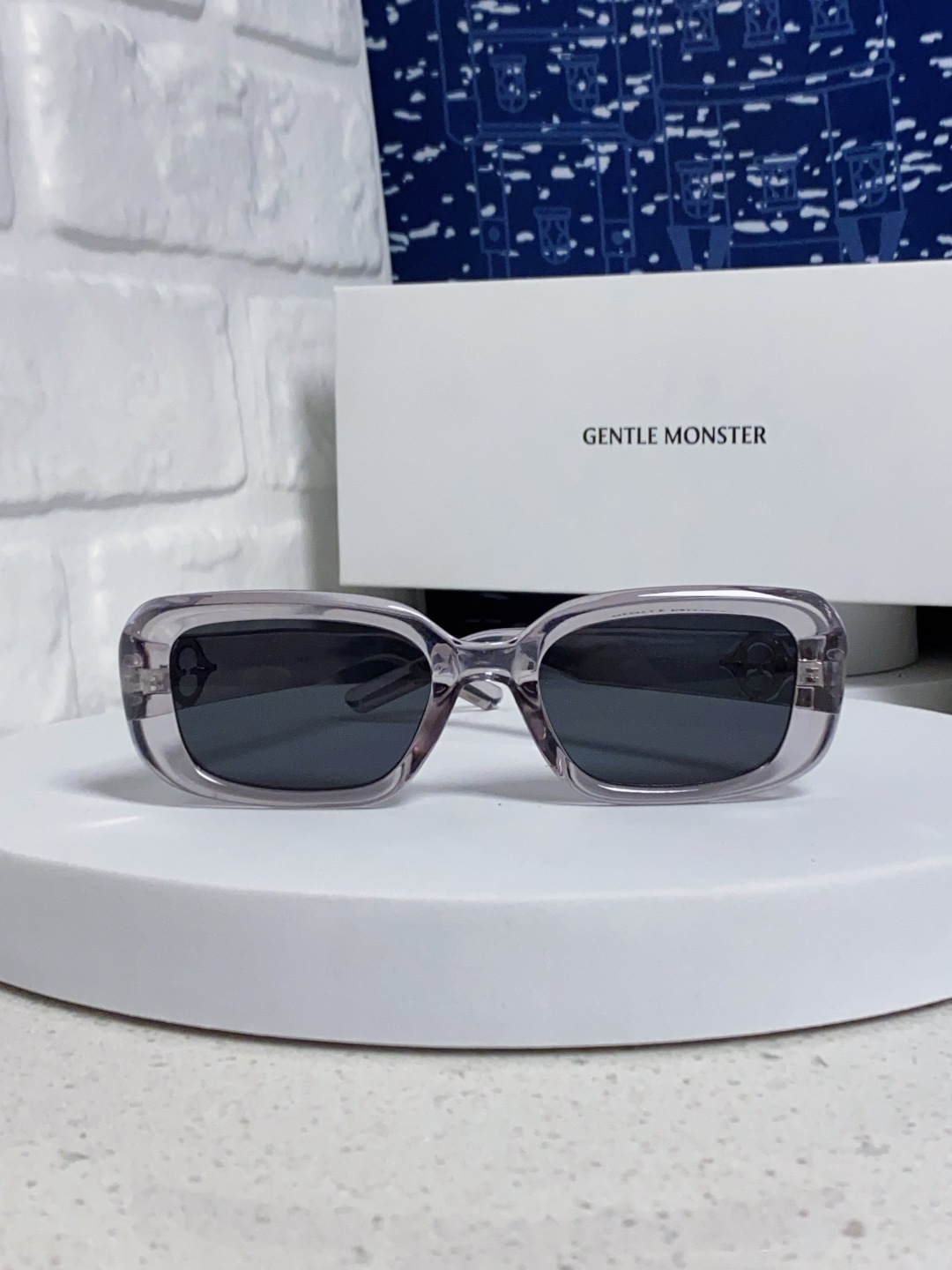 Gentle Moster(GM) 2025新款gm小方框墨镜粉色多巴胺辣妹眼镜偏光防紫外线近视太阳镜女