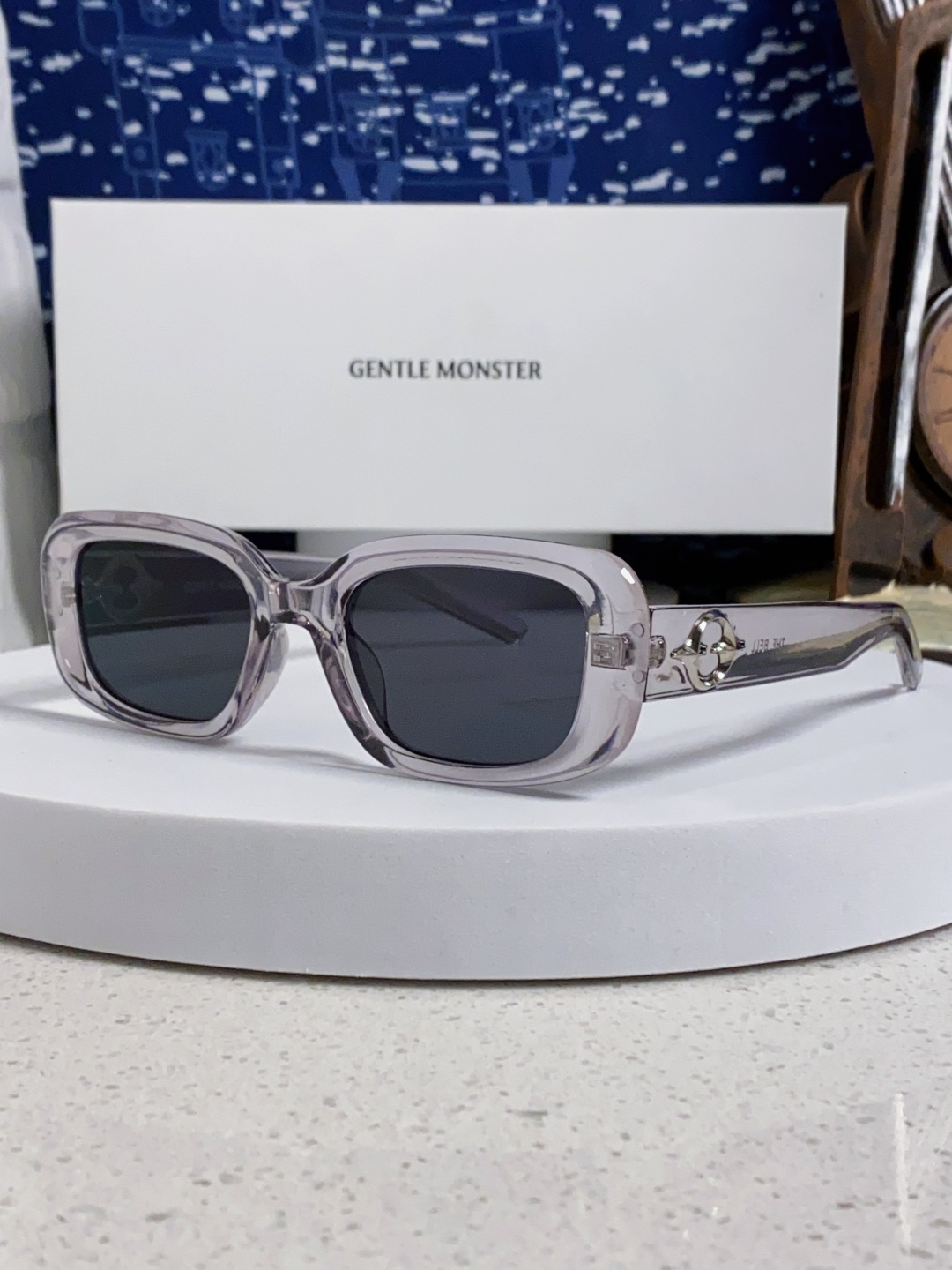 Gentle Moster(GM) 2025新款gm小方框墨镜粉色多巴胺辣妹眼镜偏光防紫外线近视太阳镜女