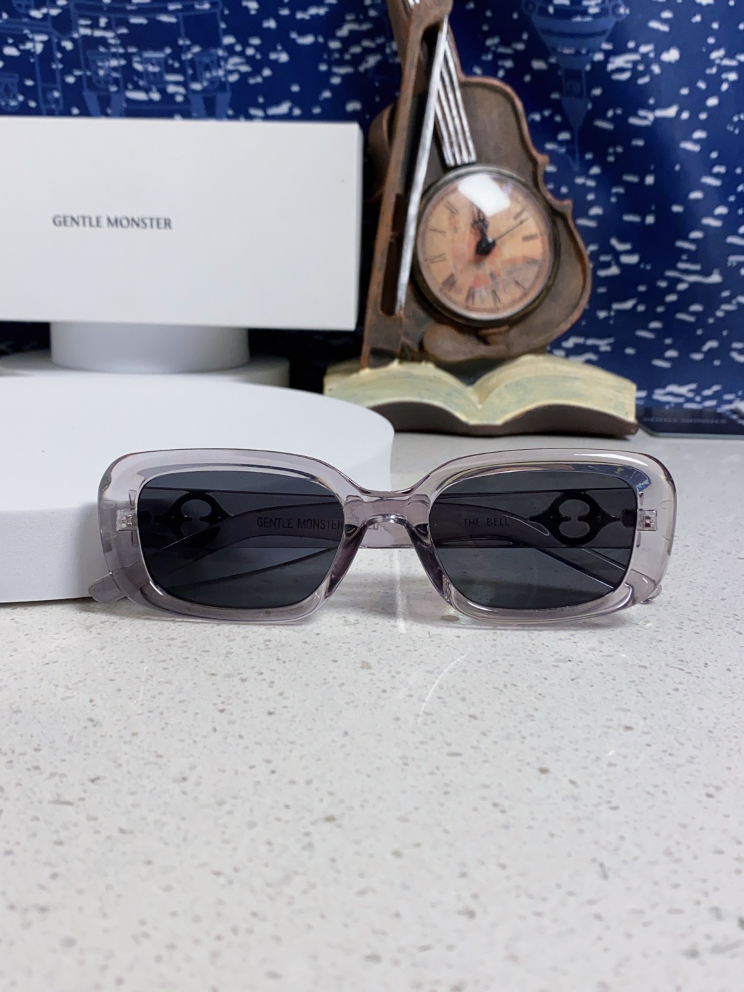 Gentle Moster(GM) 2025新款gm小方框墨镜粉色多巴胺辣妹眼镜偏光防紫外线近视太阳镜女