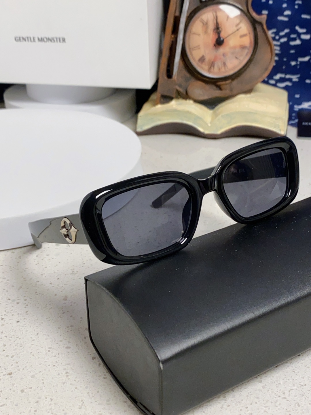 Gentle Moster(GM) 2025新款gm小方框墨镜粉色多巴胺辣妹眼镜偏光防紫外线近视太阳镜女