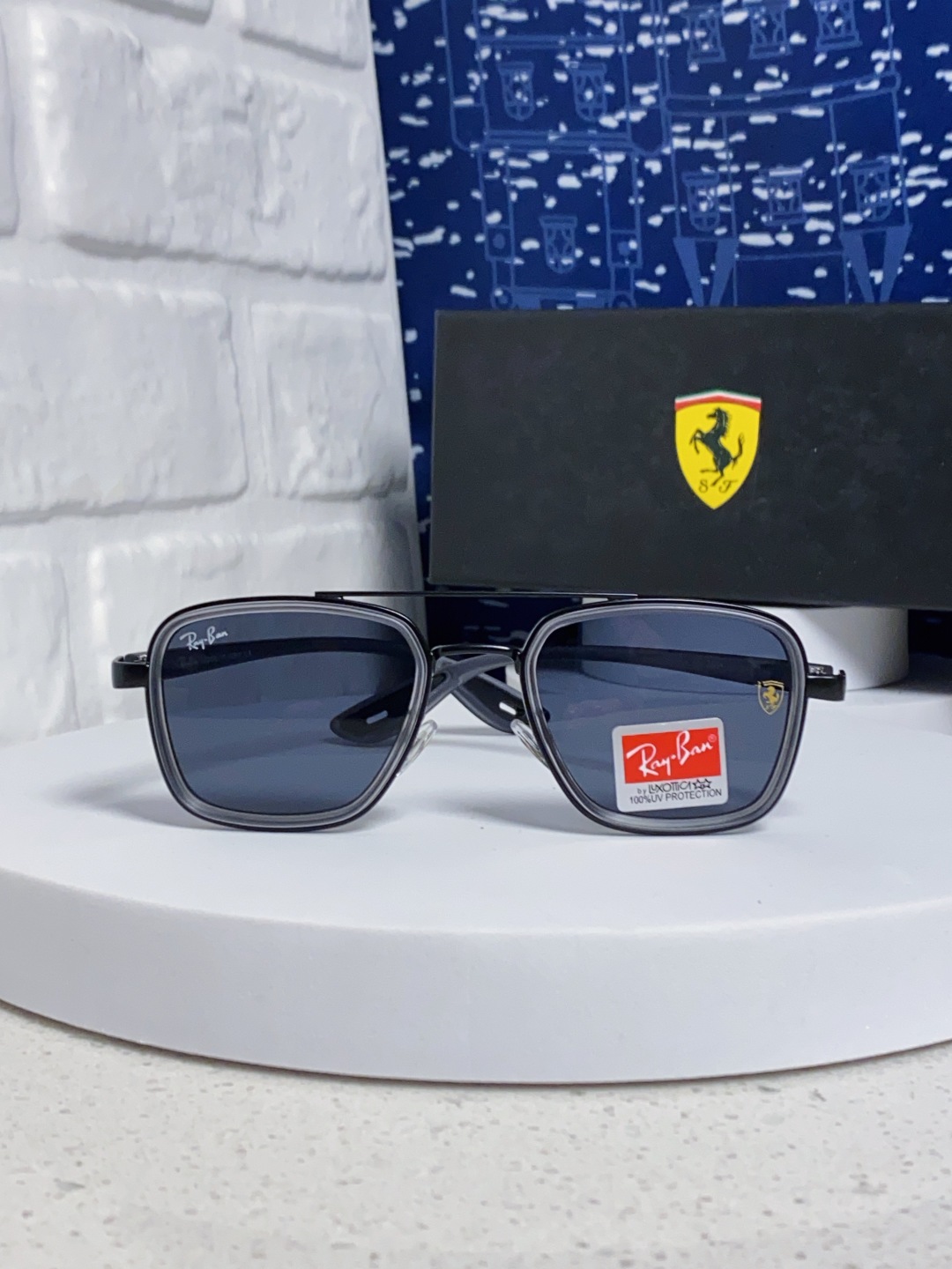 RayBan雷朋 2025新款太阳镜金属双梁大框时尚墨镜潮男女通用防紫外线 BR3911