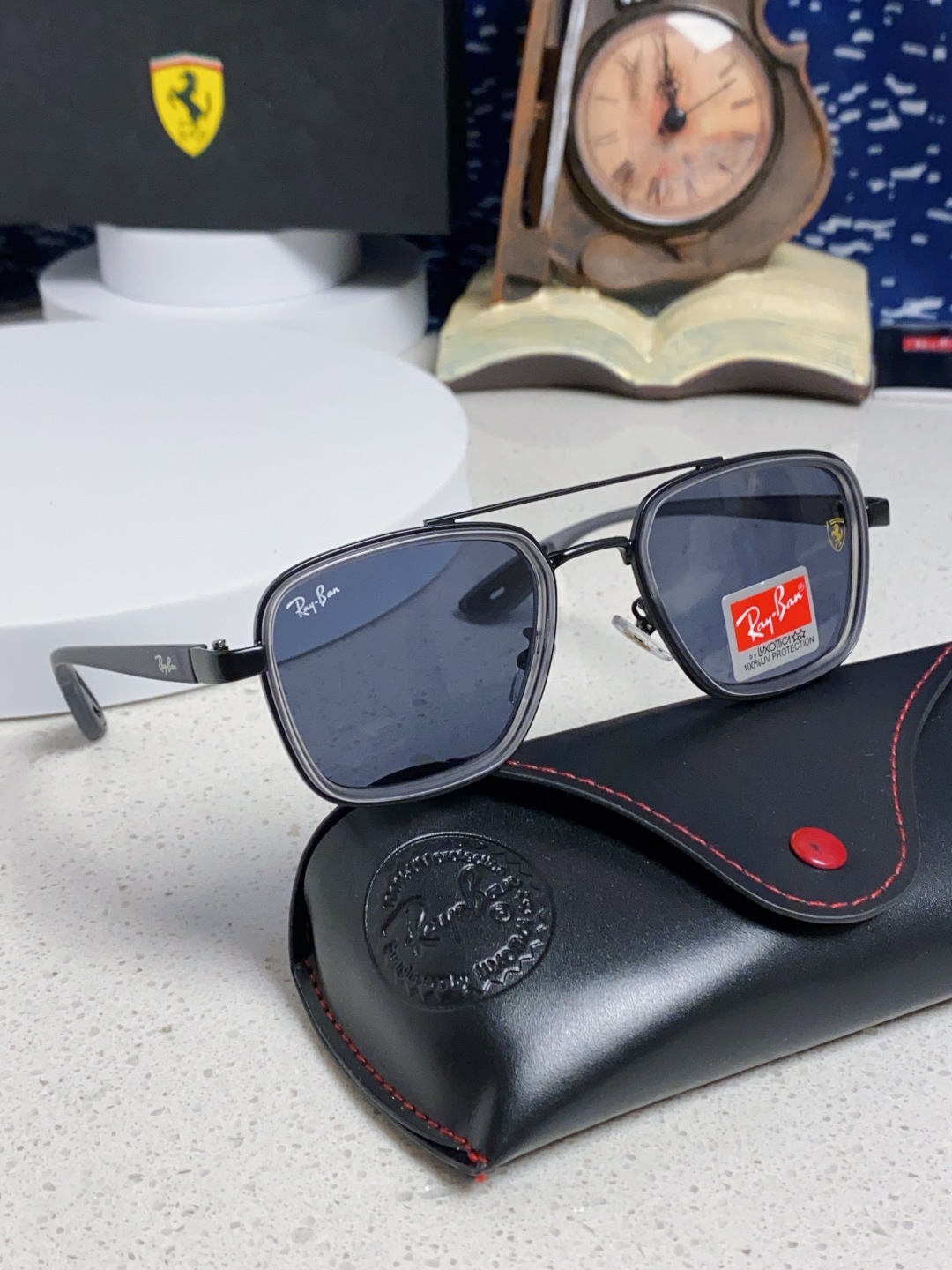 RayBan雷朋 2025新款太阳镜金属双梁大框时尚墨镜潮男女通用防紫外线 BR3911