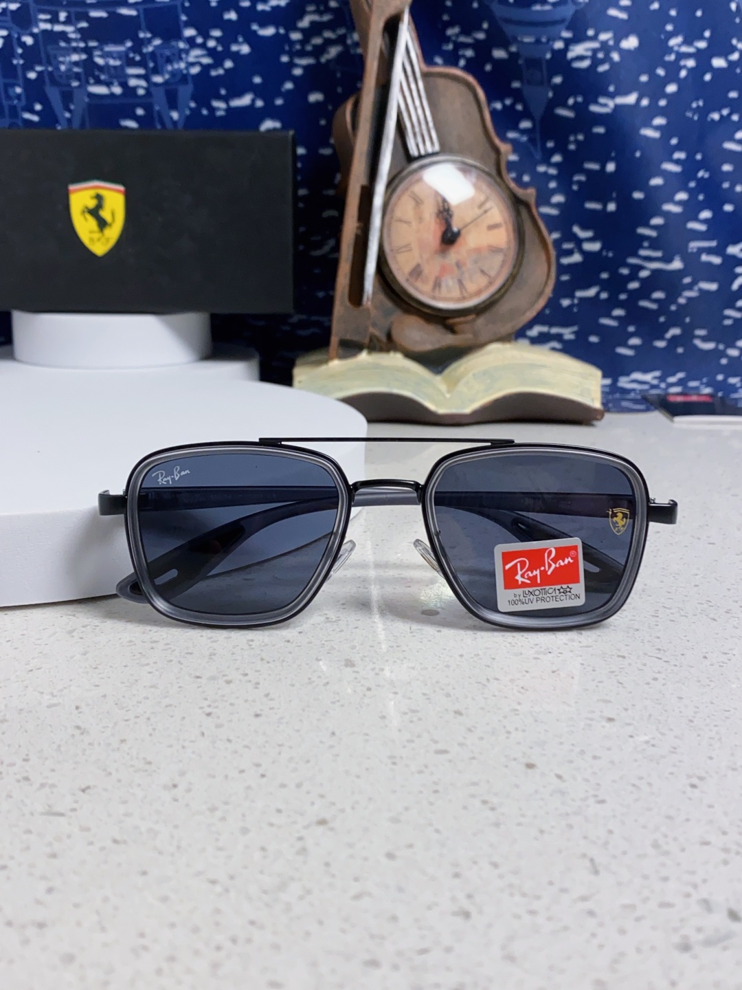 RayBan雷朋 2025新款太阳镜金属双梁大框时尚墨镜潮男女通用防紫外线 BR3911