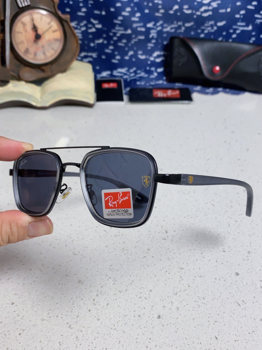 RayBan雷朋 2025新款太阳镜金属双梁大框时尚墨镜潮男女通用防紫外线 BR3911