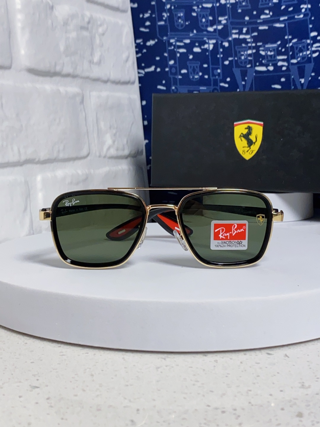 RayBan雷朋 2025新款太阳镜金属双梁大框时尚墨镜潮男女通用防紫外线 BR3911