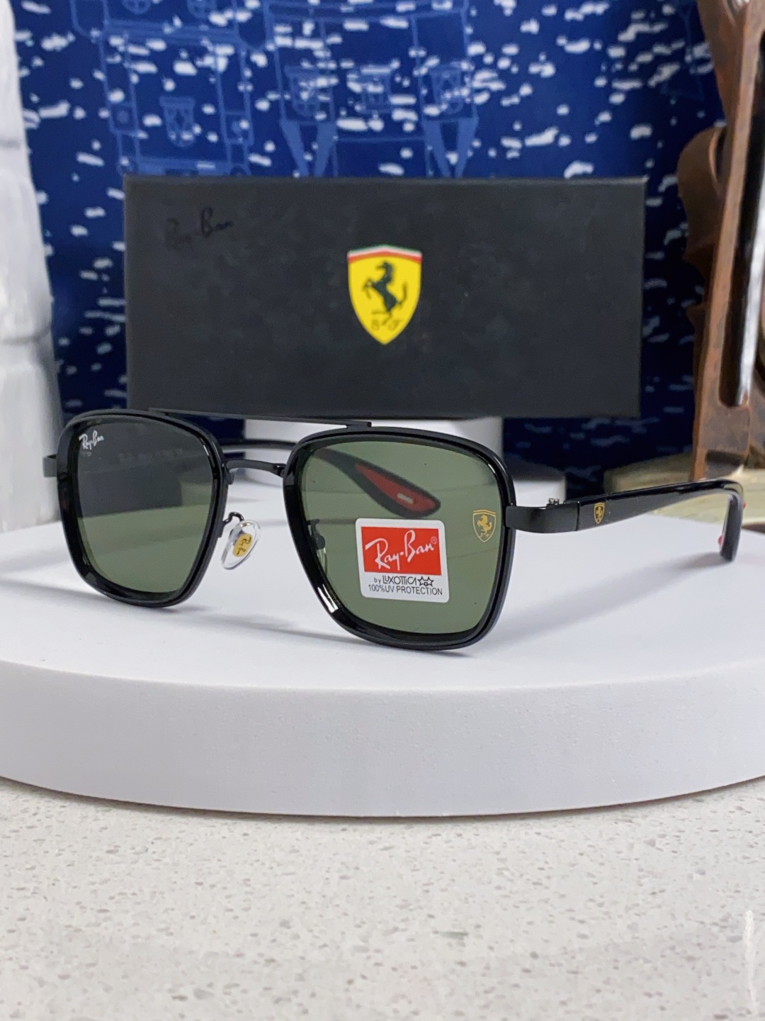 RayBan雷朋 2025新款太阳镜金属双梁大框时尚墨镜潮男女通用防紫外线 BR3911