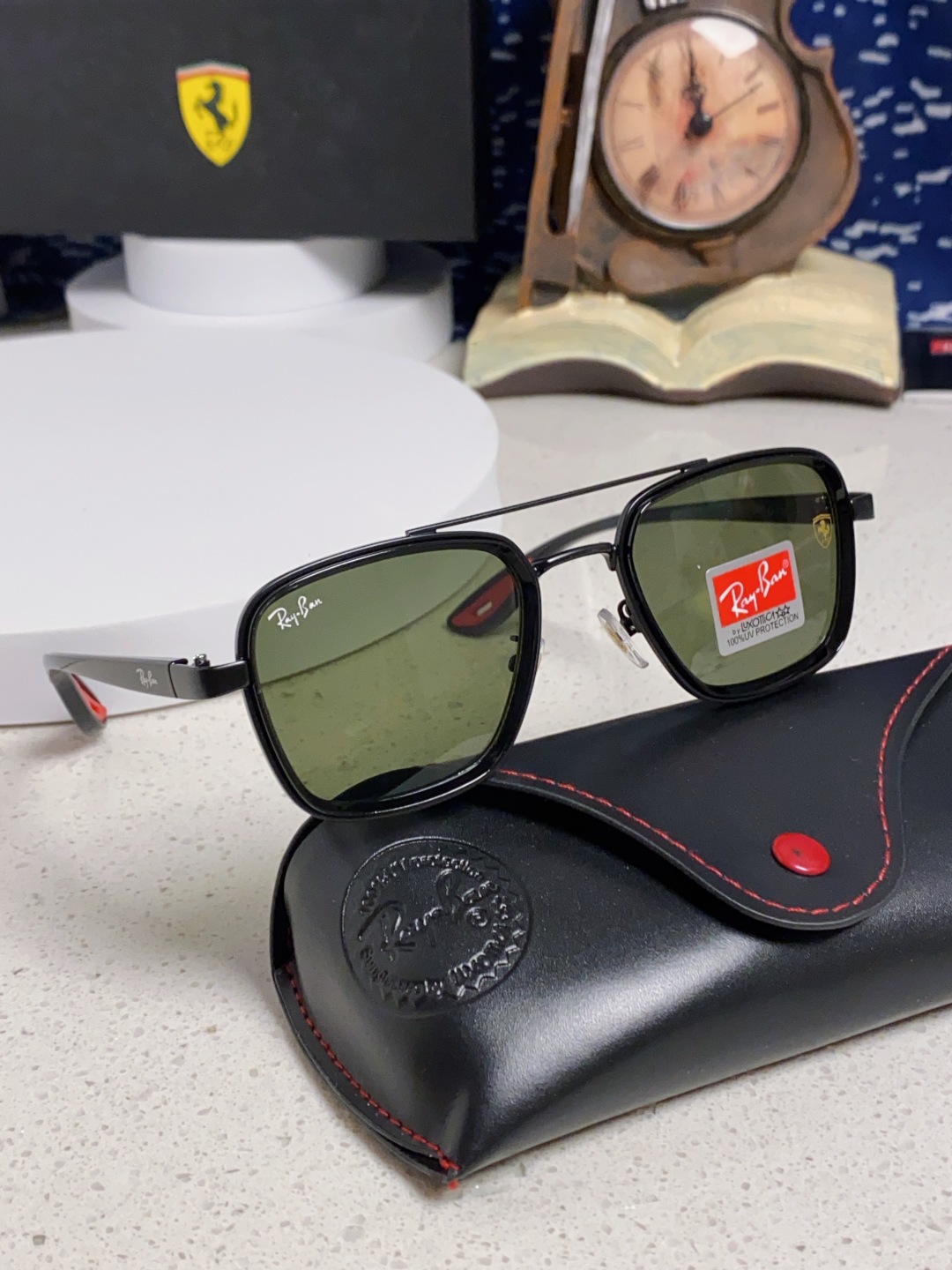 RayBan雷朋 2025新款太阳镜金属双梁大框时尚墨镜潮男女通用防紫外线 BR3911