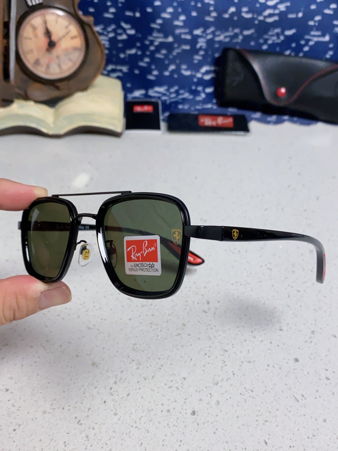 RayBan雷朋 2025新款太阳镜金属双梁大框时尚墨镜潮男女通用防紫外线 BR3911